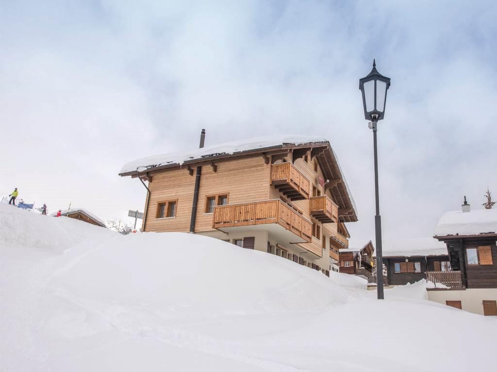 Alouette EG West - Aussenansicht Winter Südwestseite