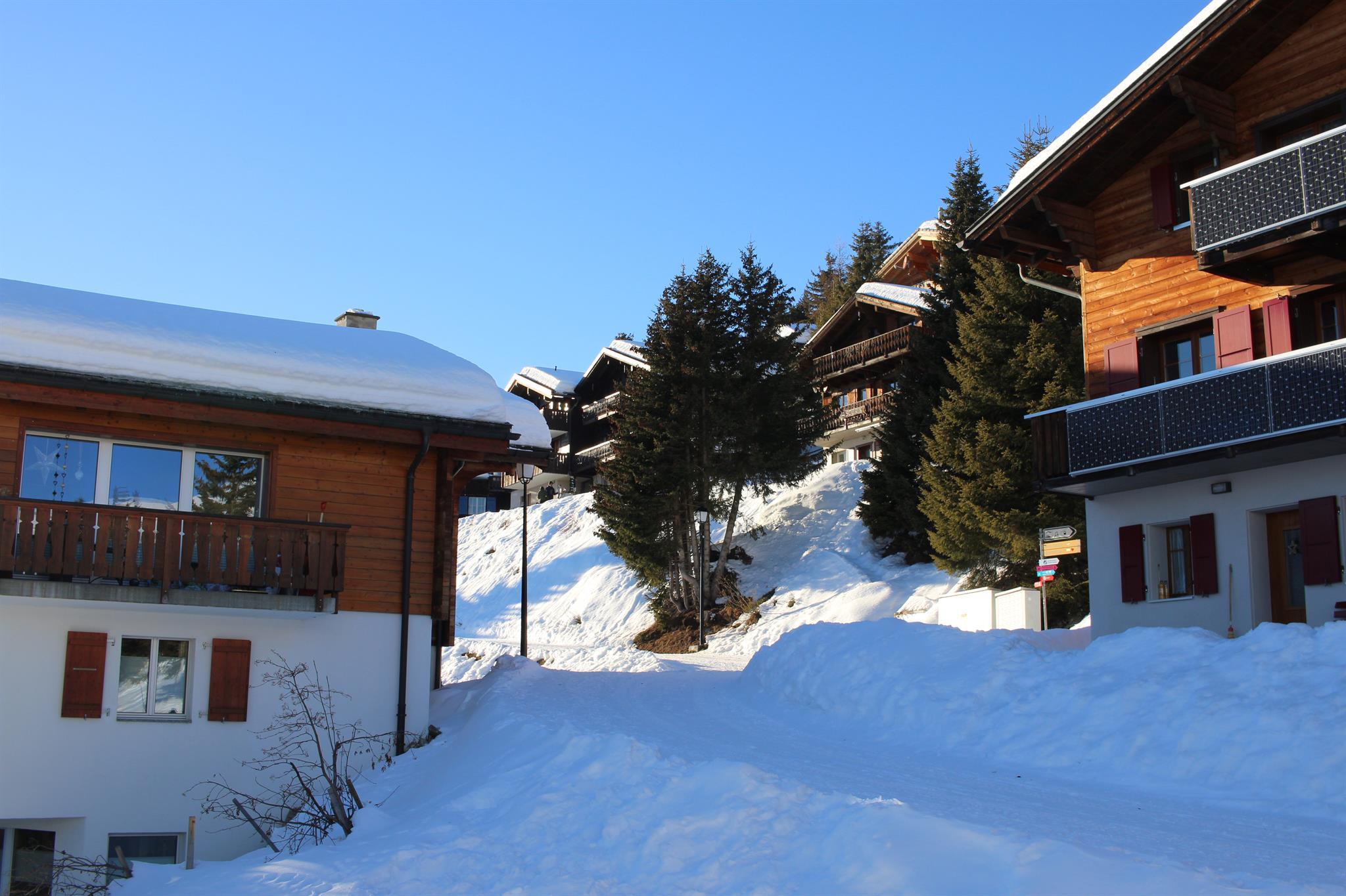 Spycher Wohnung - Blick nach Westen