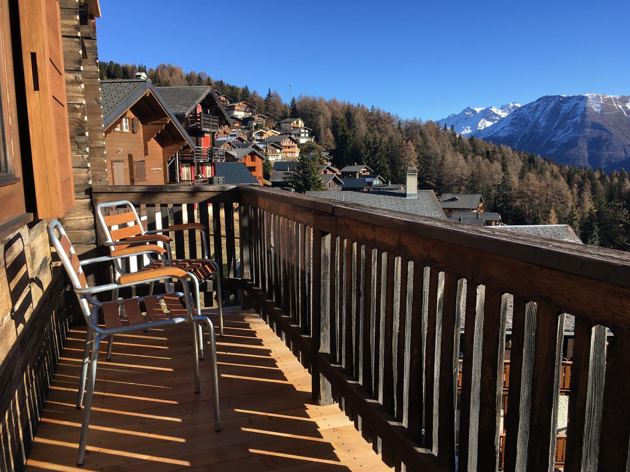 Bergidyll Mitte - Blick vom Balkon