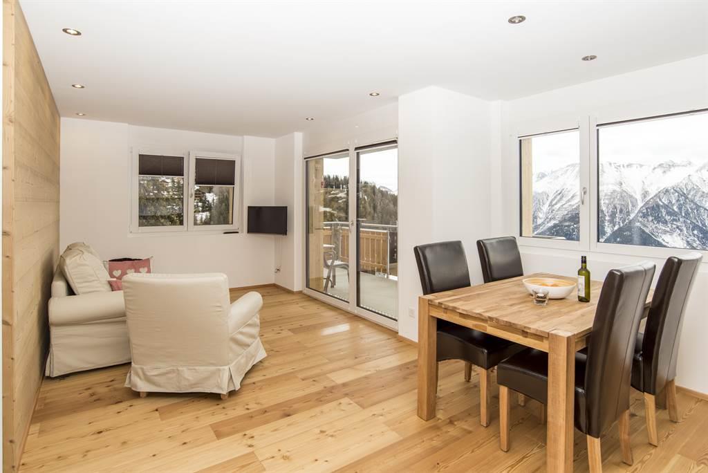 La Cordée 2 1/2 Zimmerwohnung - Wohnraum