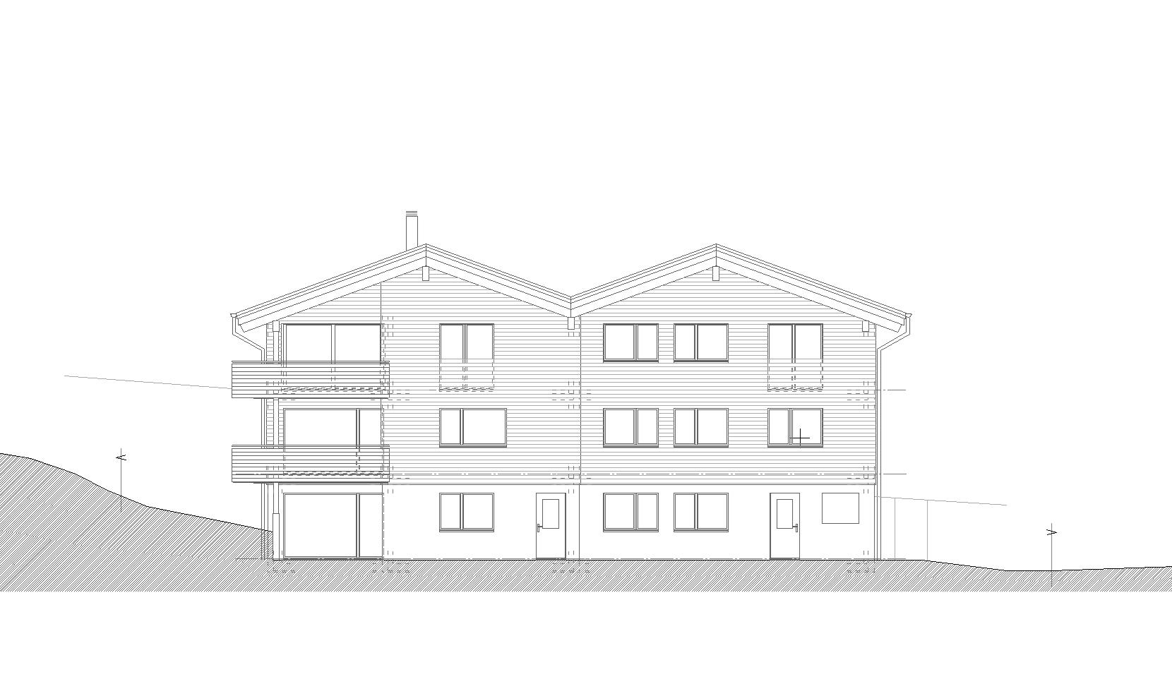 Huwetz 2. OG Süd - Aussenansicht Südfassade2