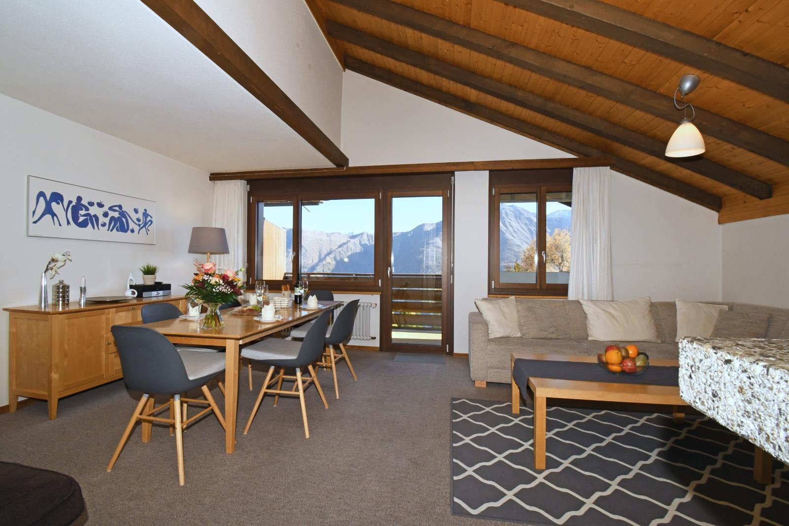 Alpenhaus 48 - Ferienwohnung Alpenhaus Nr. 48 - Wohnzimmer