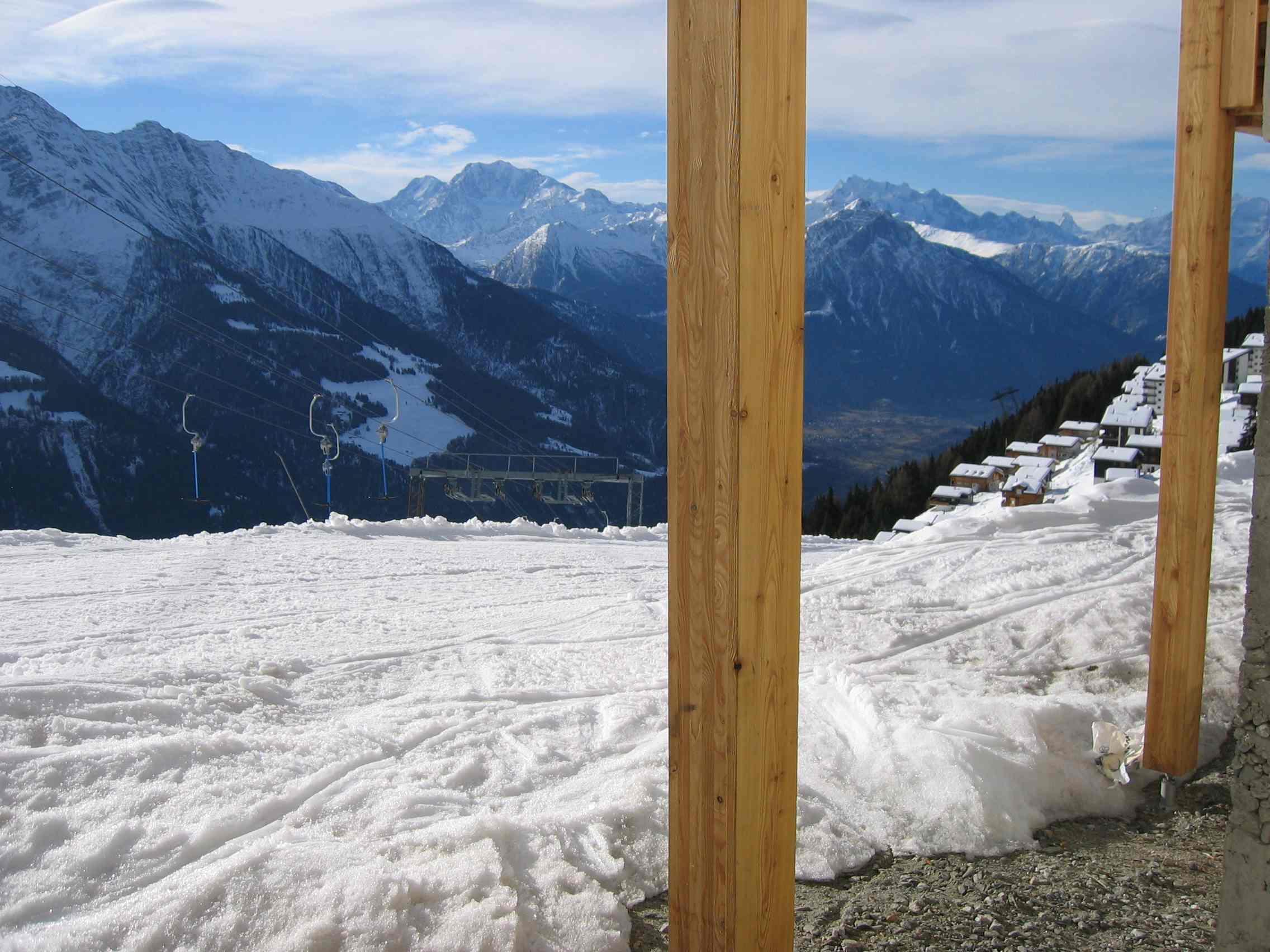 Gletscherfloh EG Süd-Ost - Aussicht nach Süden