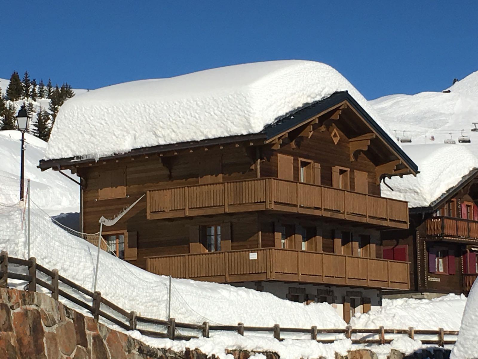 Alphorn - Chalet Alphorn im Winter