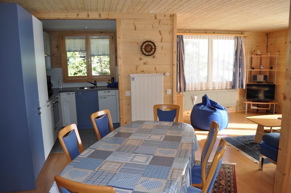 Schönblick 2. Stock - Küche, Essen, Wohnzimmer