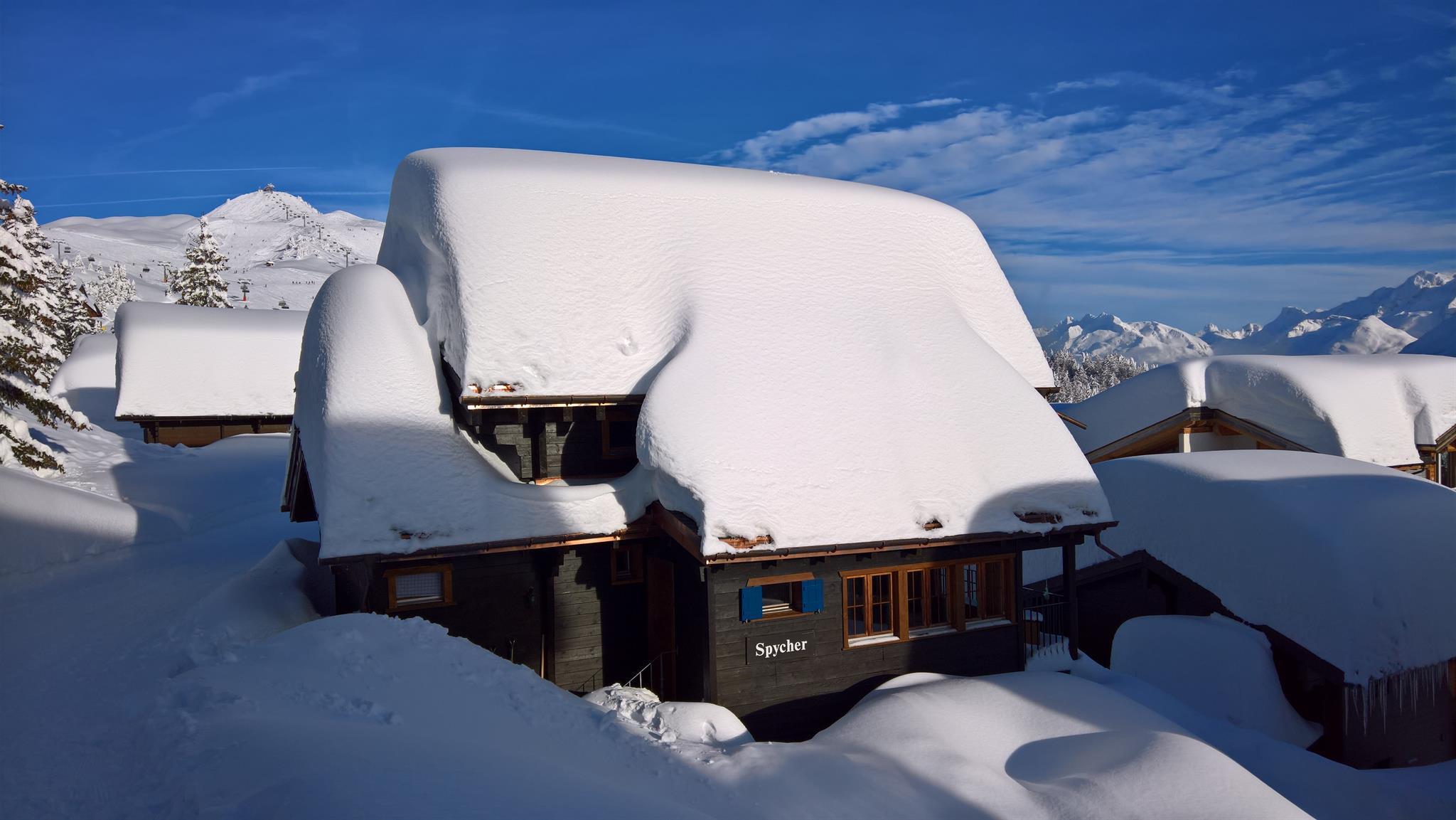 Spycher Wohnung - Winter 2018