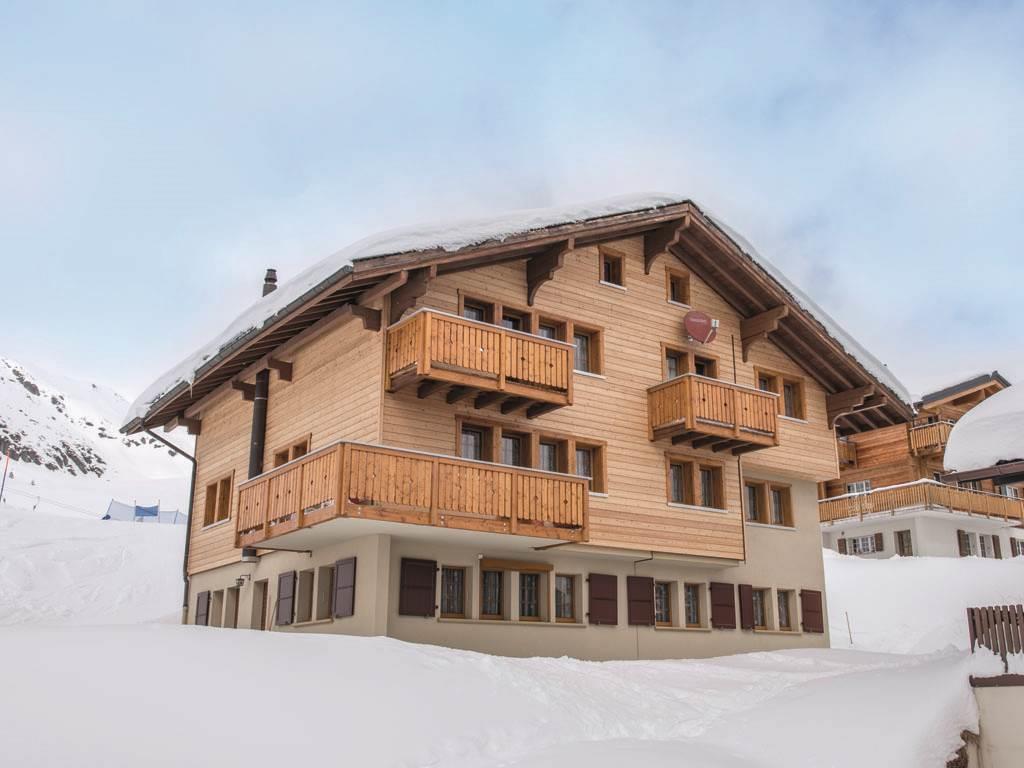 Alouette EG West - Aussenansicht Winter Südseite