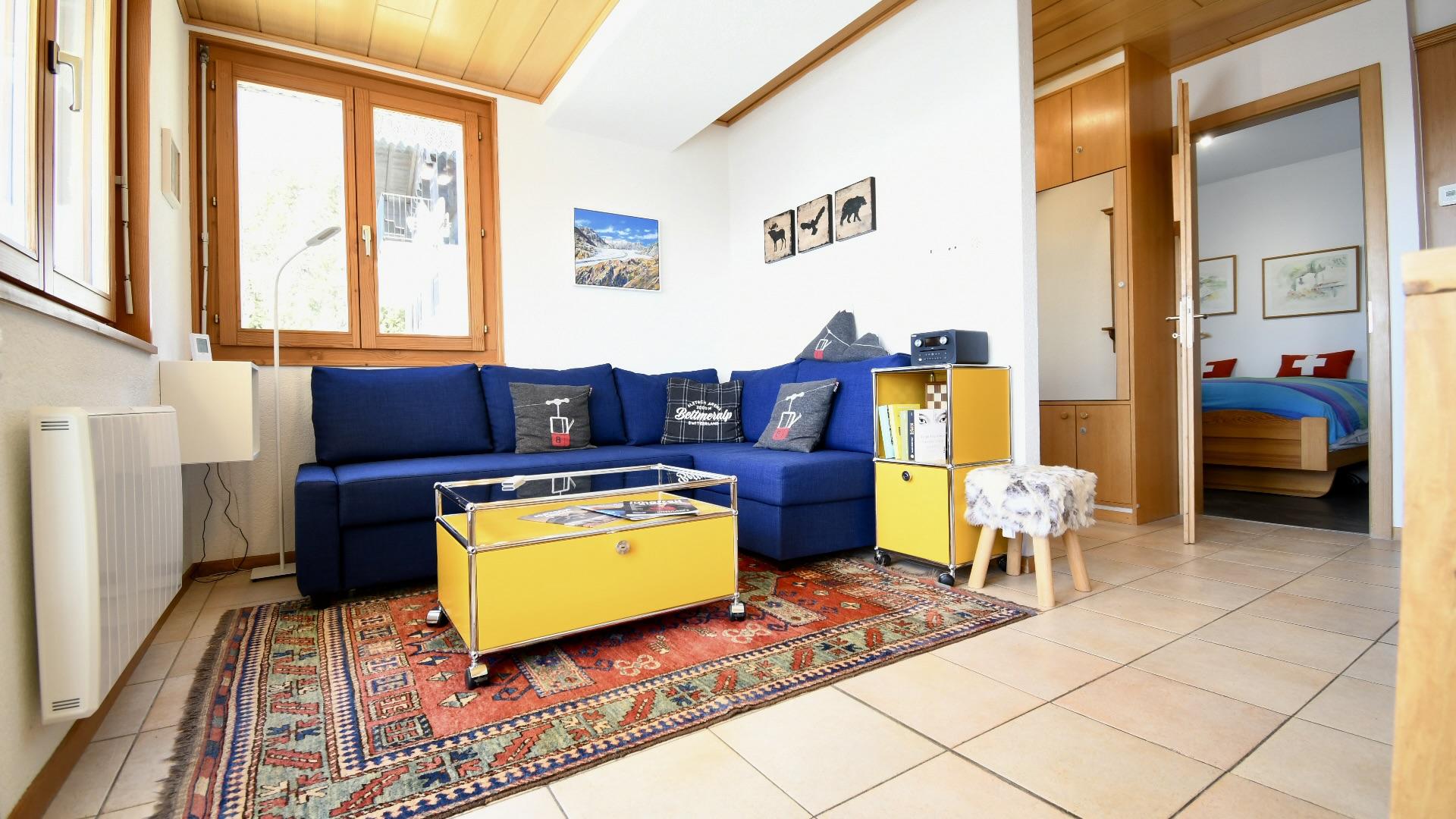 Con Dios Matterhorn - Wohnbereich mit Ecksofa