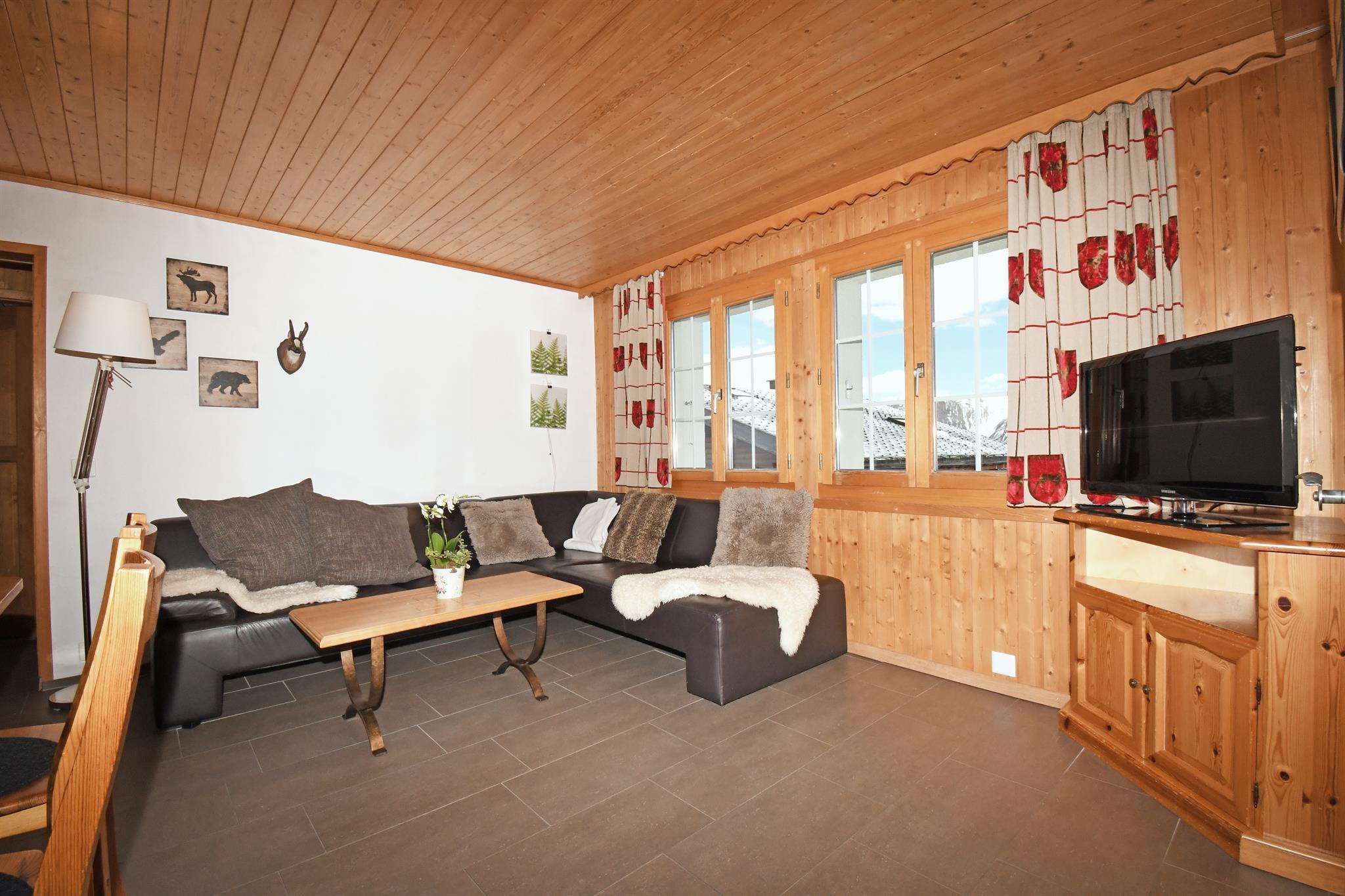 Granit Parterre - Ferienwohnung Granit Parterre - Wohnzimmer