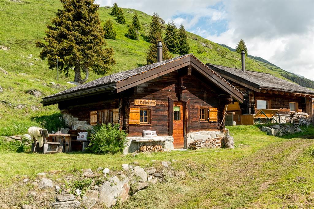 Alphütte Gibstenstall - Ansicht Sommer