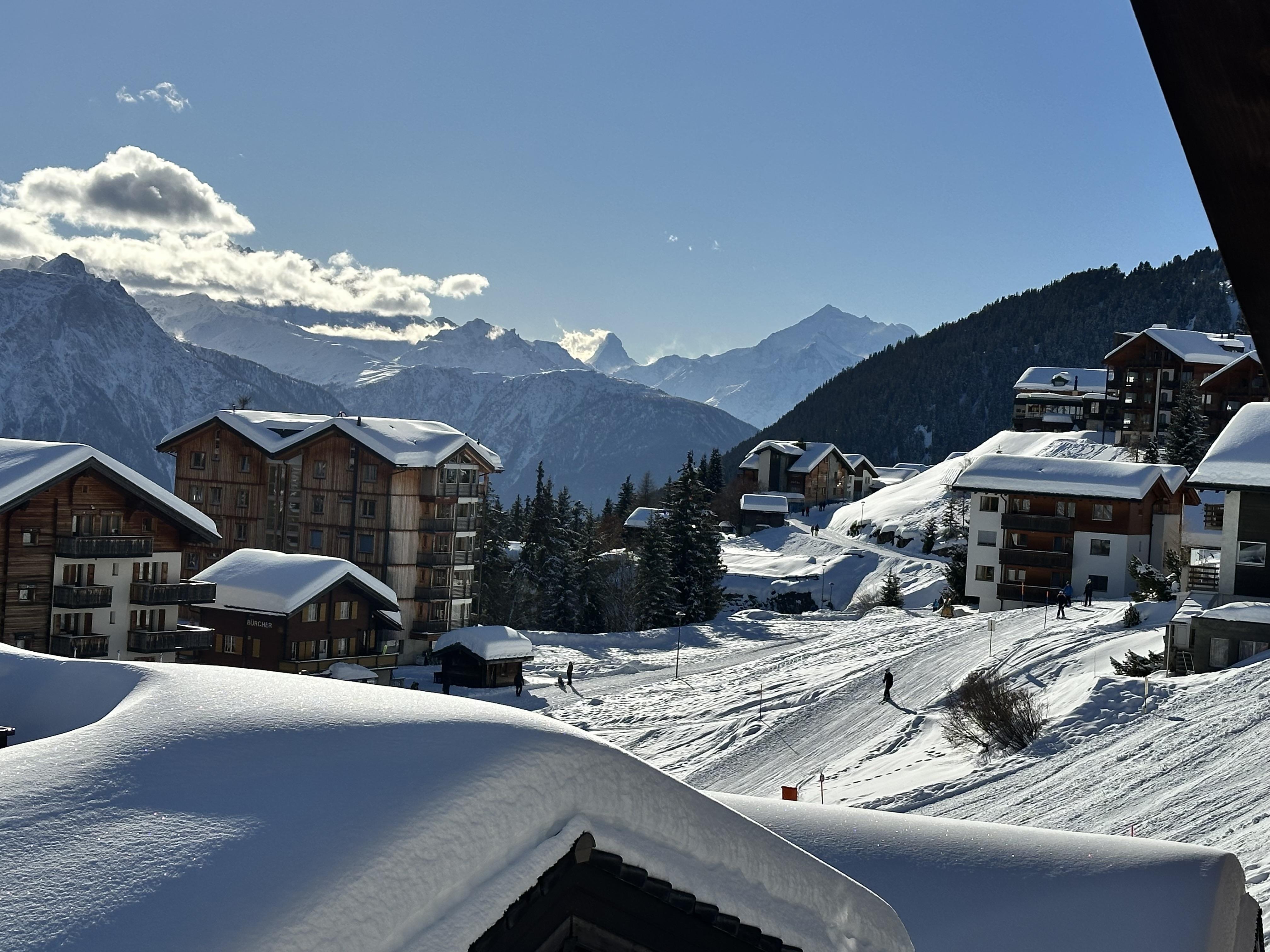 Chamois 2 - Aussicht vom Balkon