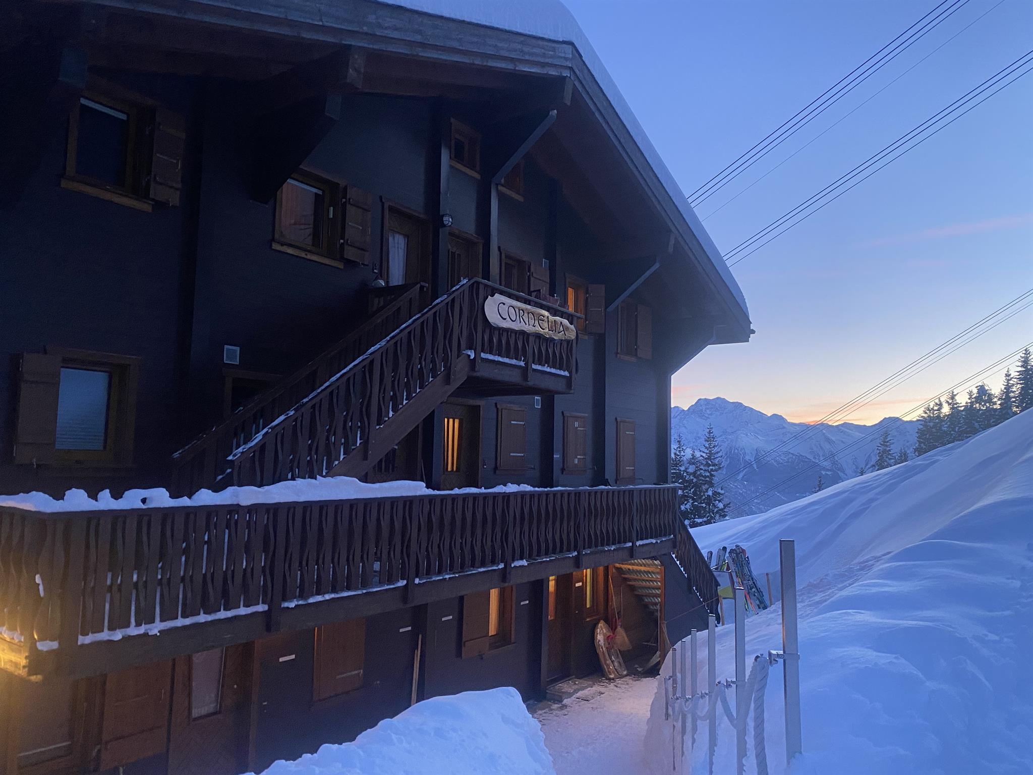 Cornelia 2. Stock - Zugang zum Chalet Cornelia