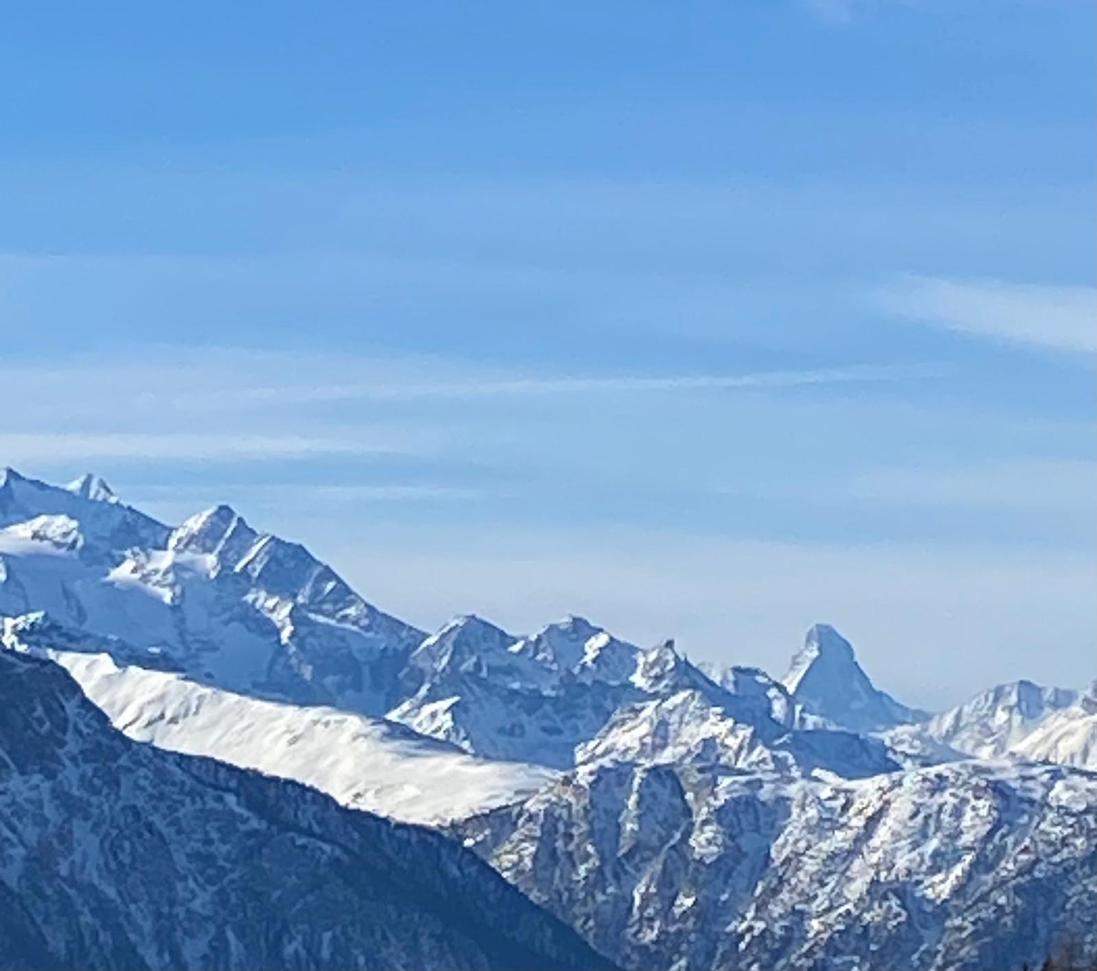 Les Graces (Brunner) - Blick auf das Matterhorn
