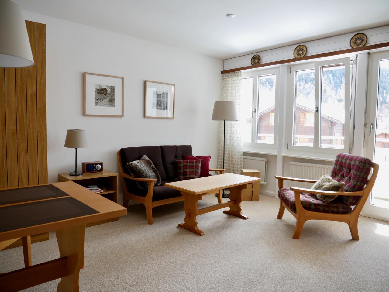 Milimatta 1 1. OG Süd - Studio Wohn - Schlafbereich