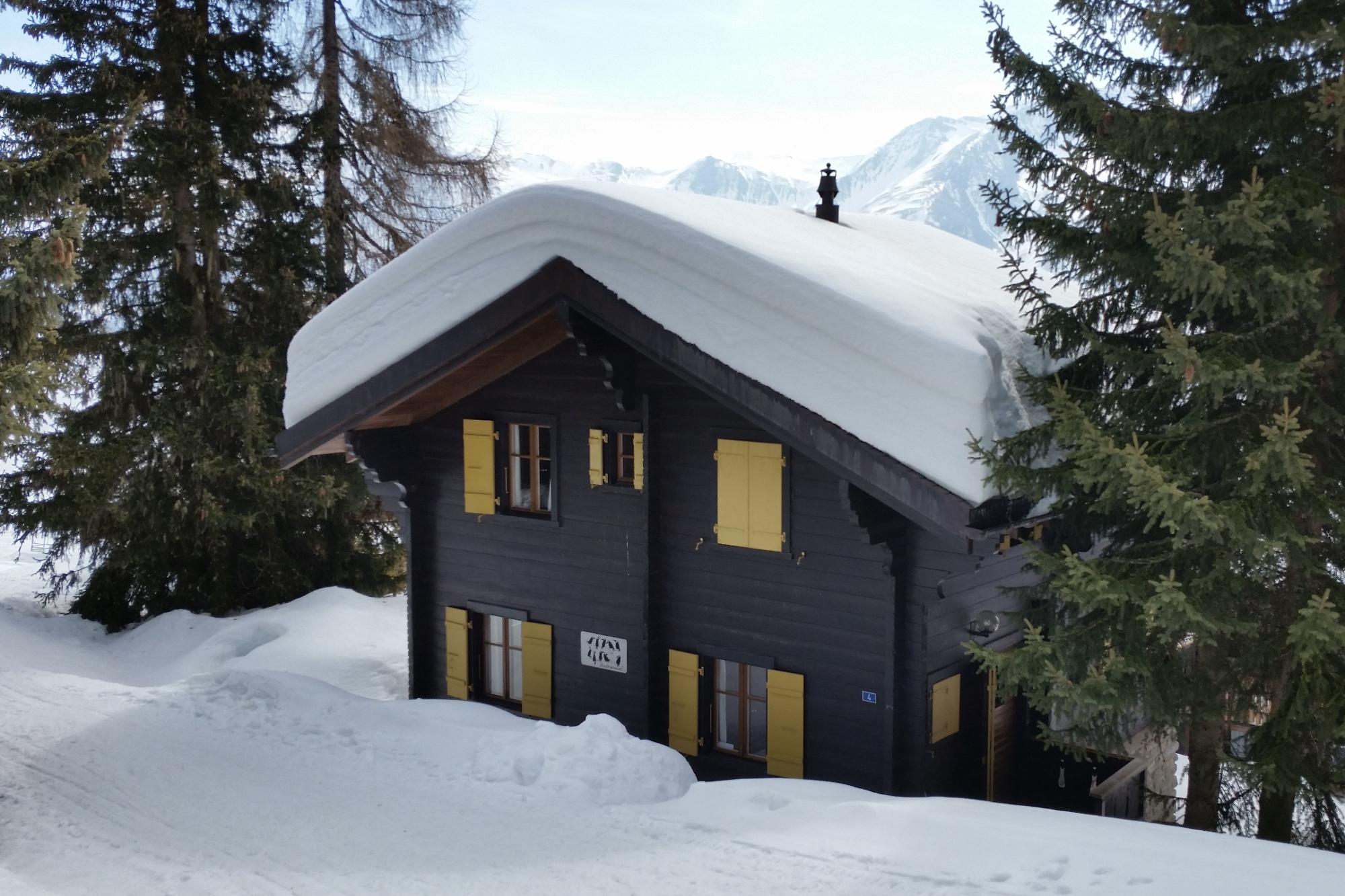 Choucas - Chalet choucas Ansicht Nord im Winter
