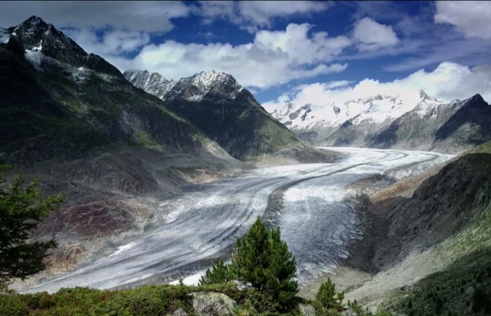 Les Graces (Brunner) - Aletschgletscher