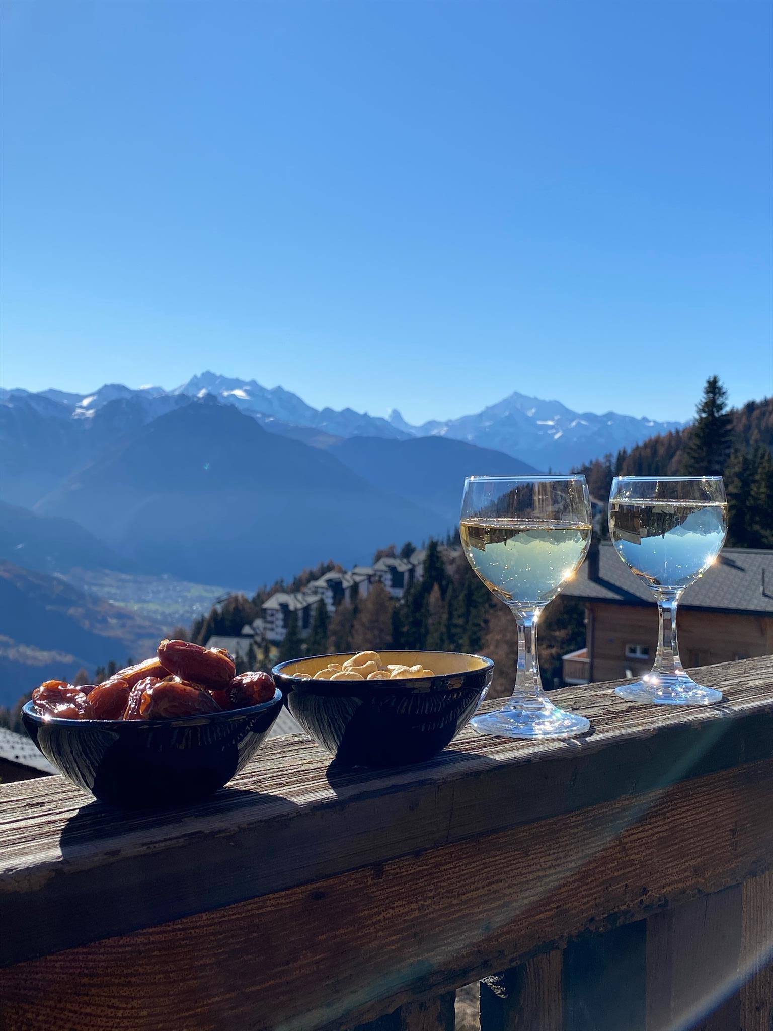 Bergidyll Mitte - Blick vom Balkon