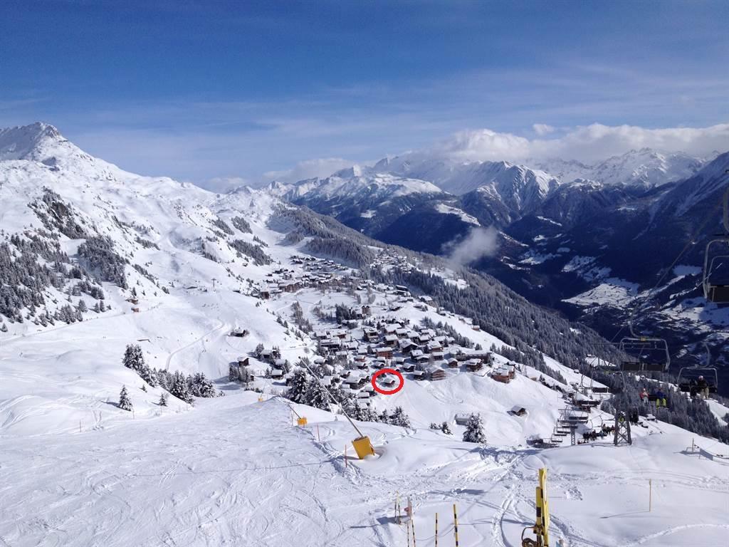 Waggis - Chalet Waggis Ansicht von der Riederfurka