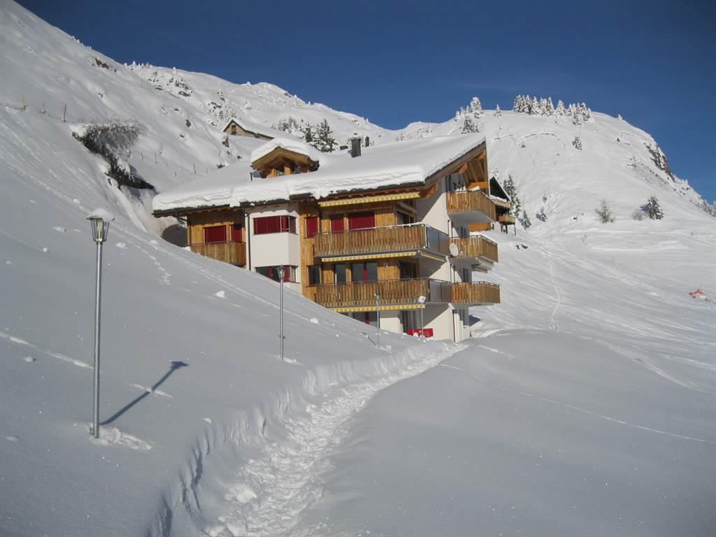 Alpenhaus Steinbock EG West - Aussenansicht Winter