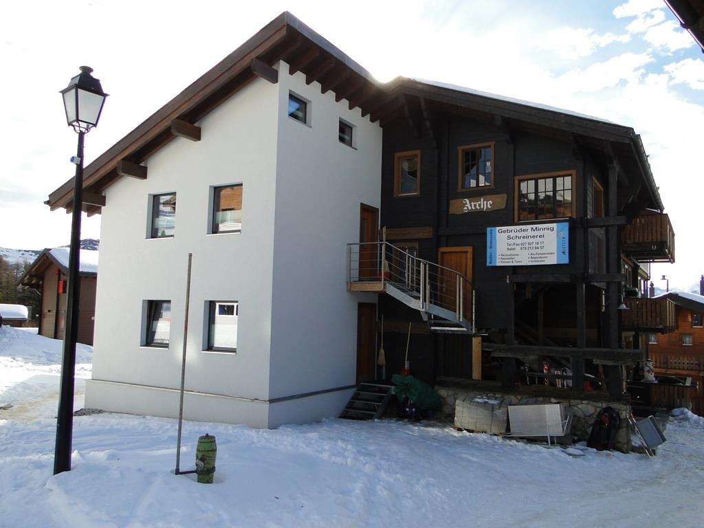 Arche 1. OG Süd-Ost - Aussenansicht Arche Winter 2