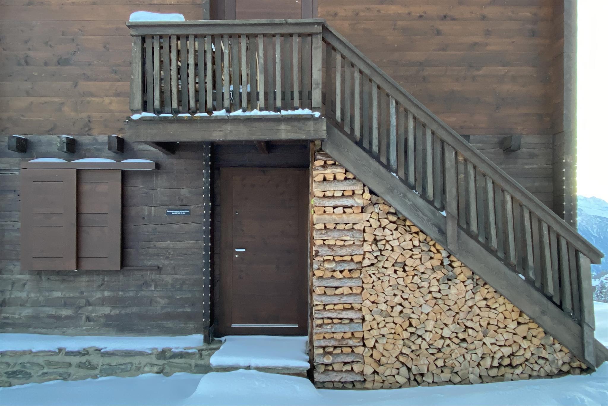 Bergidyll Mitte - Eingang Wohnung Mitte