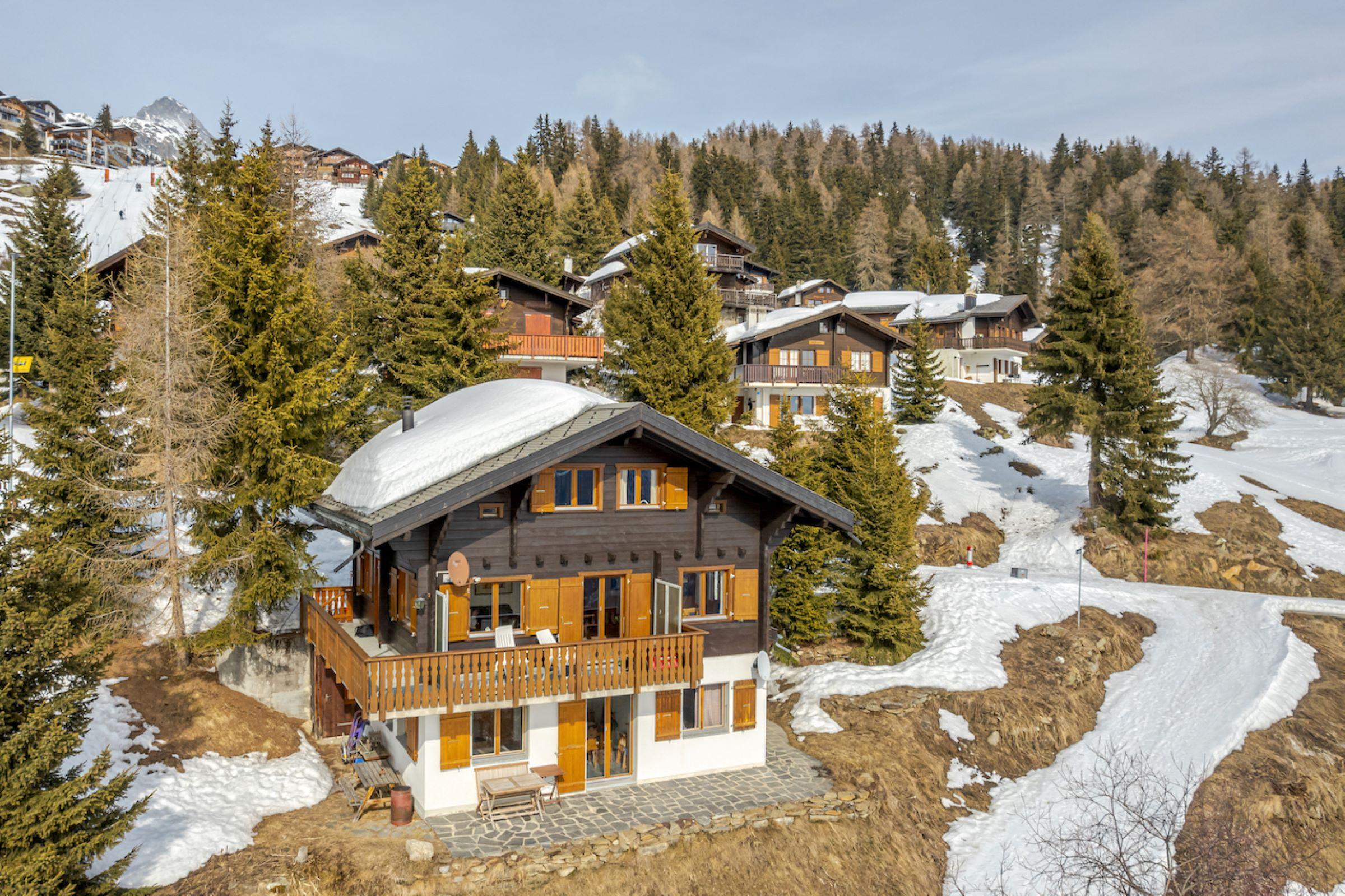 Harpa 1. OG Süd - Harpa-Bettmeralp-Winter Ansicht