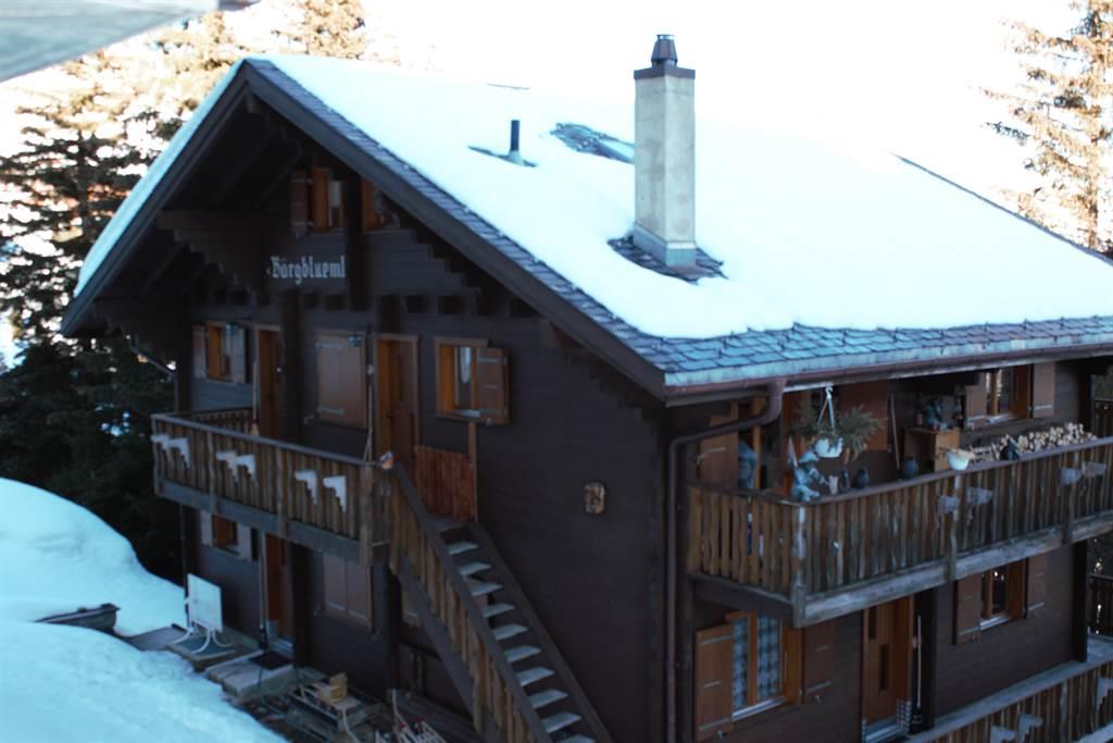 Bärgblüemli 1. OG West - Aussenansicht Winter