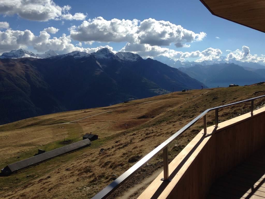Aletsch Lodge A - Aussicht vom Balkon