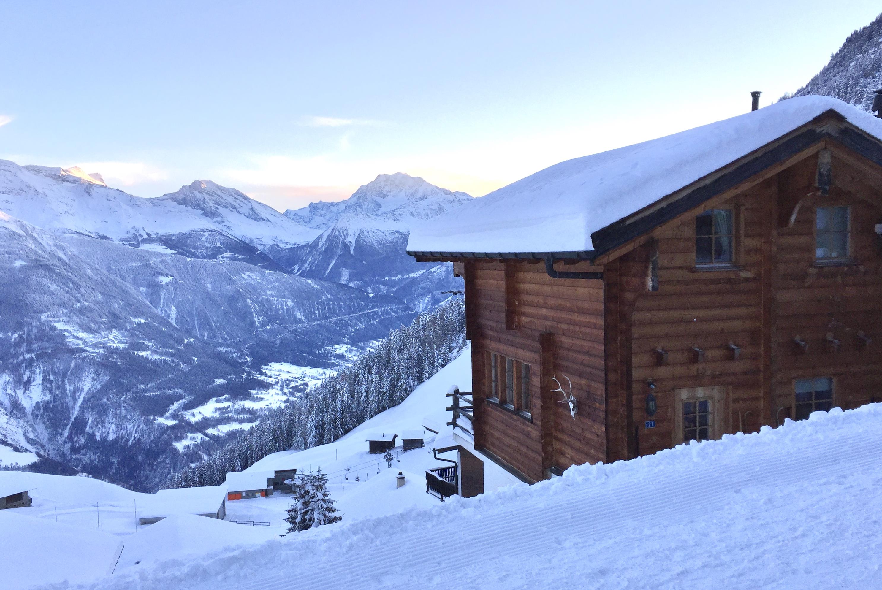 Kühmatt - Chalet mit Blick ins Rhonetal