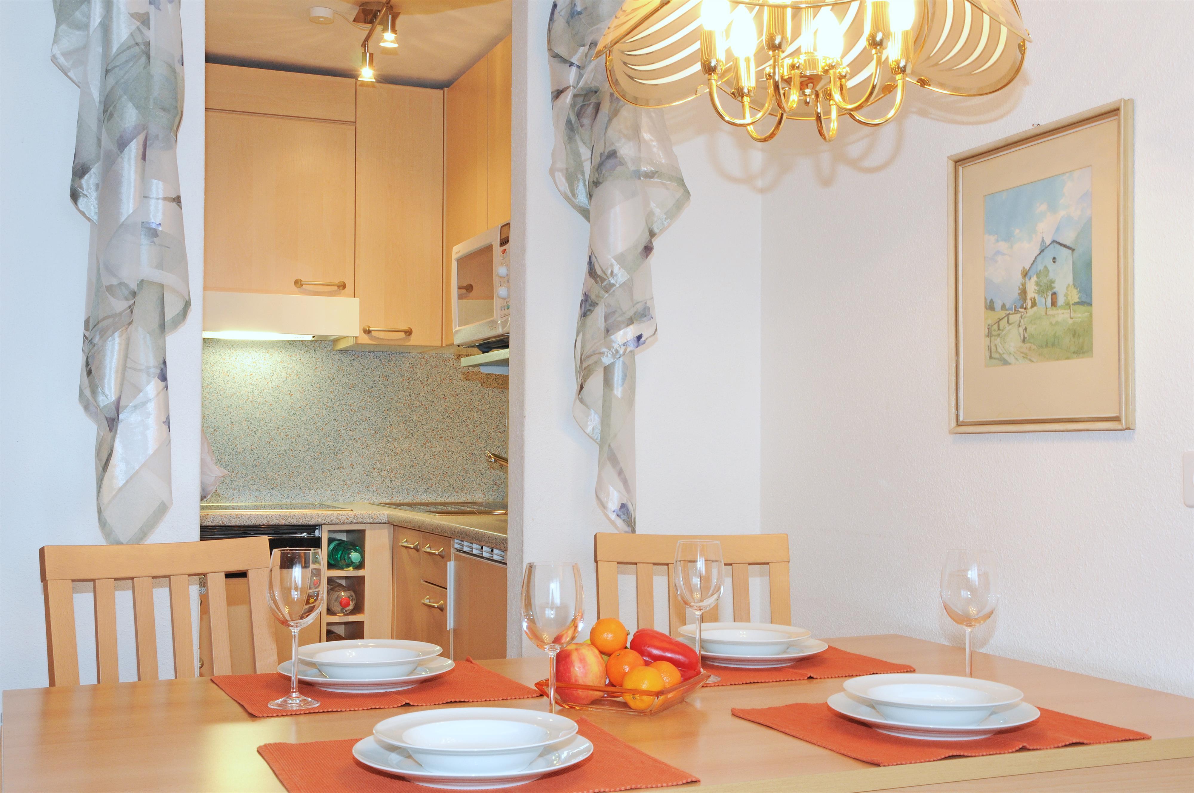 Alpenglück 40 - Ferienwohnung Alpenglück Nr. 40 - Essecke, Küche