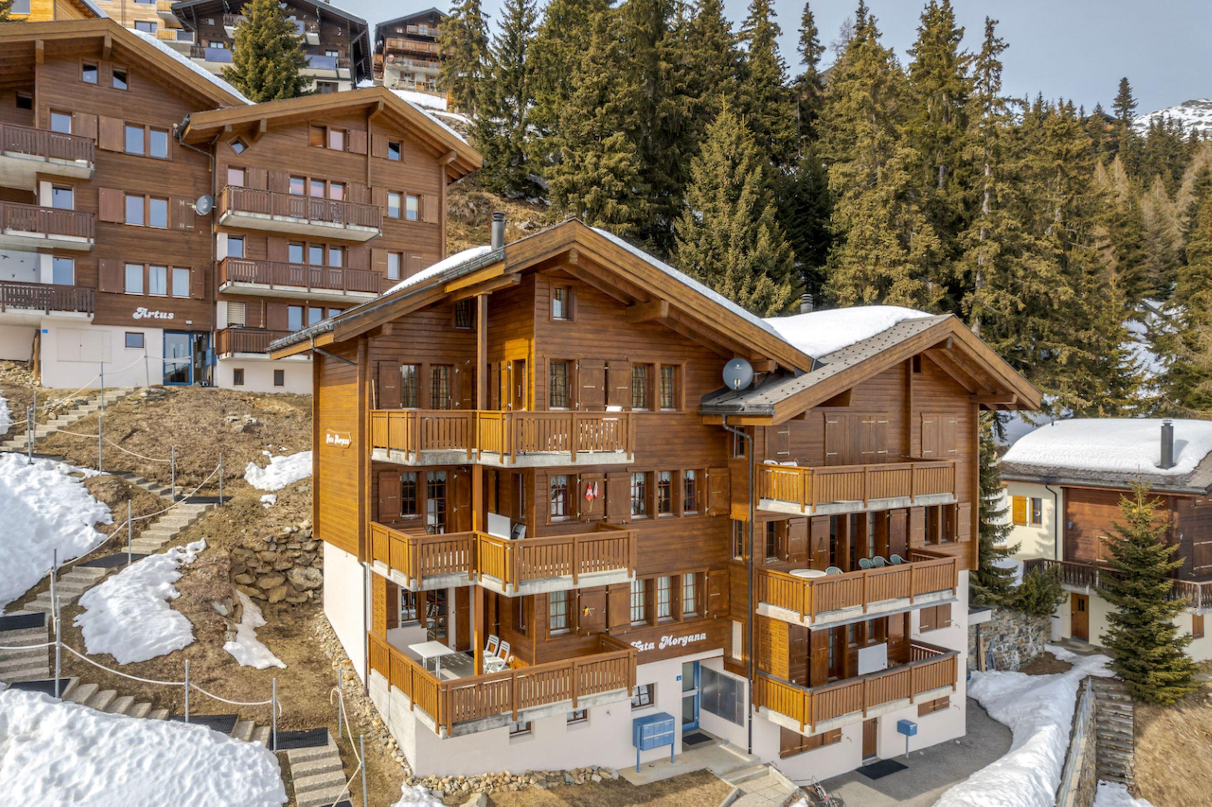 Fata Morgana 6 3. OG Süd - fata morgana-Bettmeralp-Aussenansicht