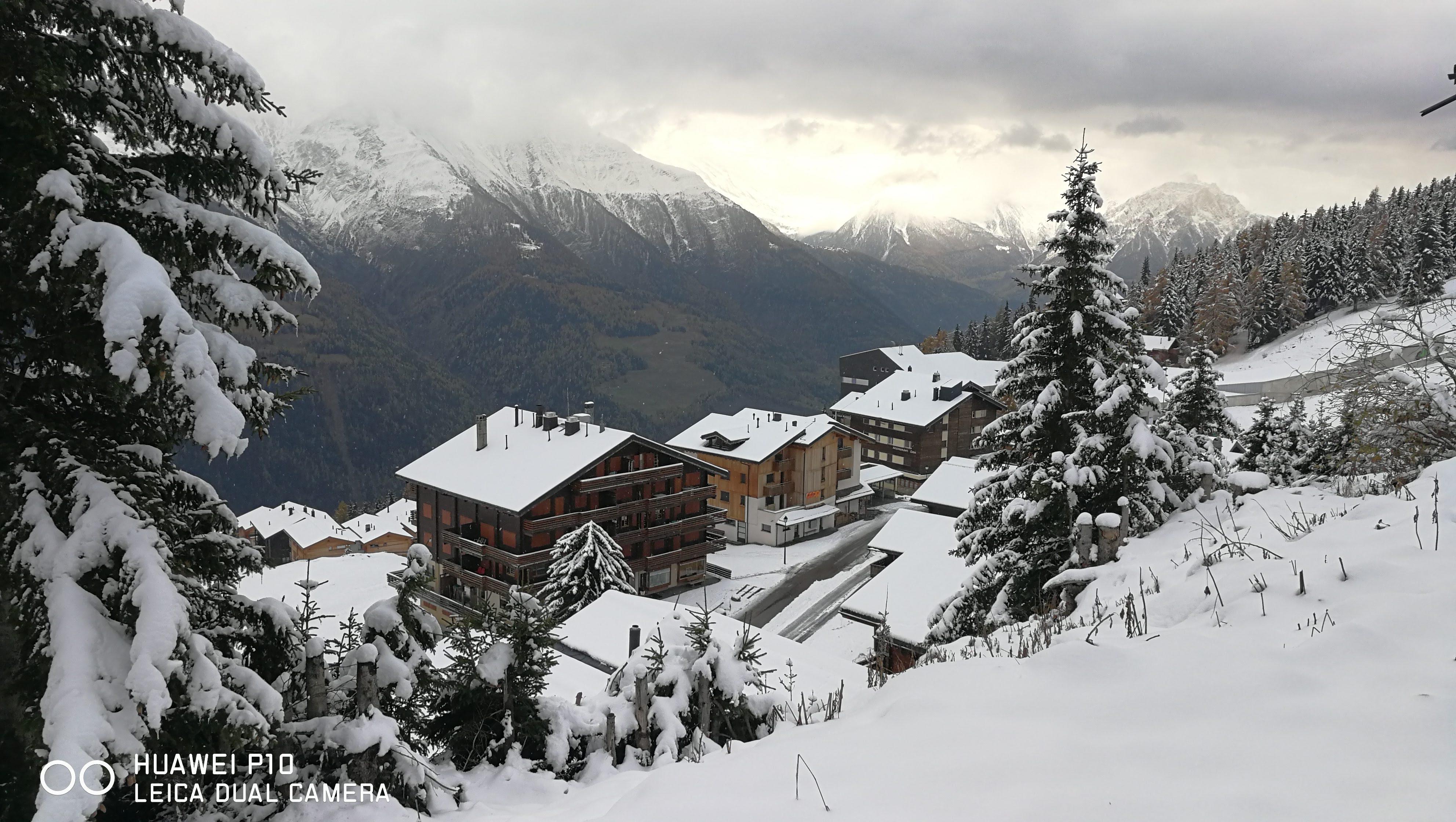 Felsblick 1 - Aussicht im Winter gegen Westen