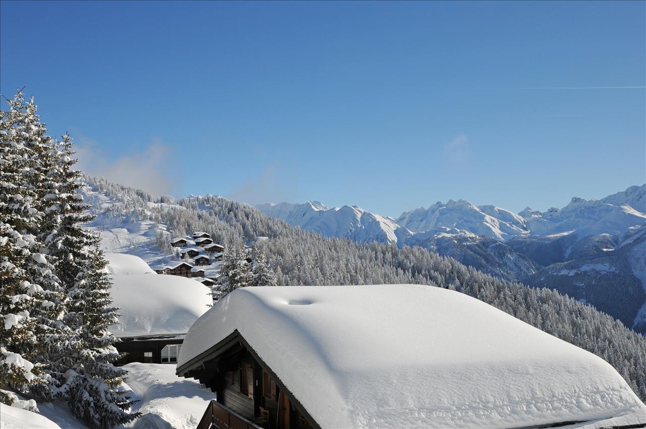 Bärgfink - Chalet Bärgfink - Ausblick Balkon