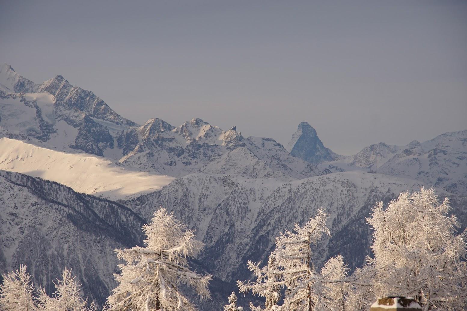 Con Dios Rothorn - Aussicht auf die Viertausender