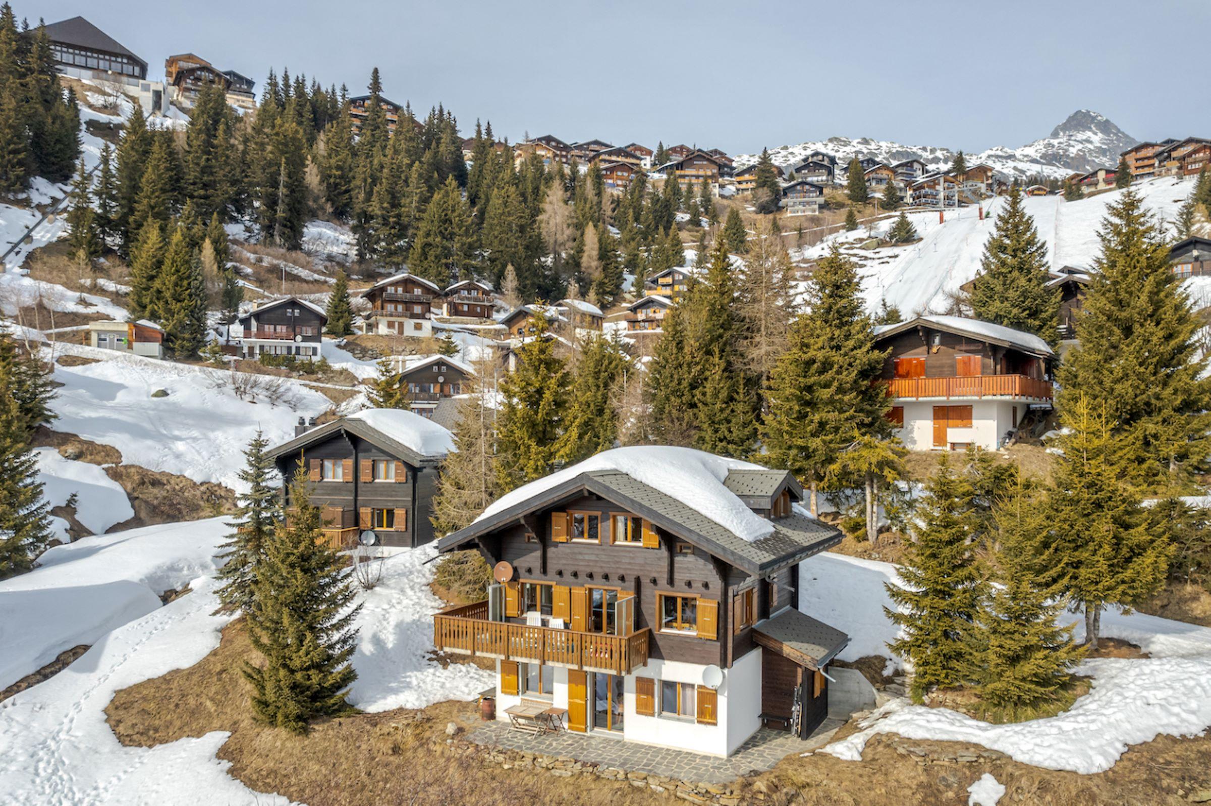 Harpa 1. OG Süd - Harpa-Bettmeralp-Winter Ansicht-2