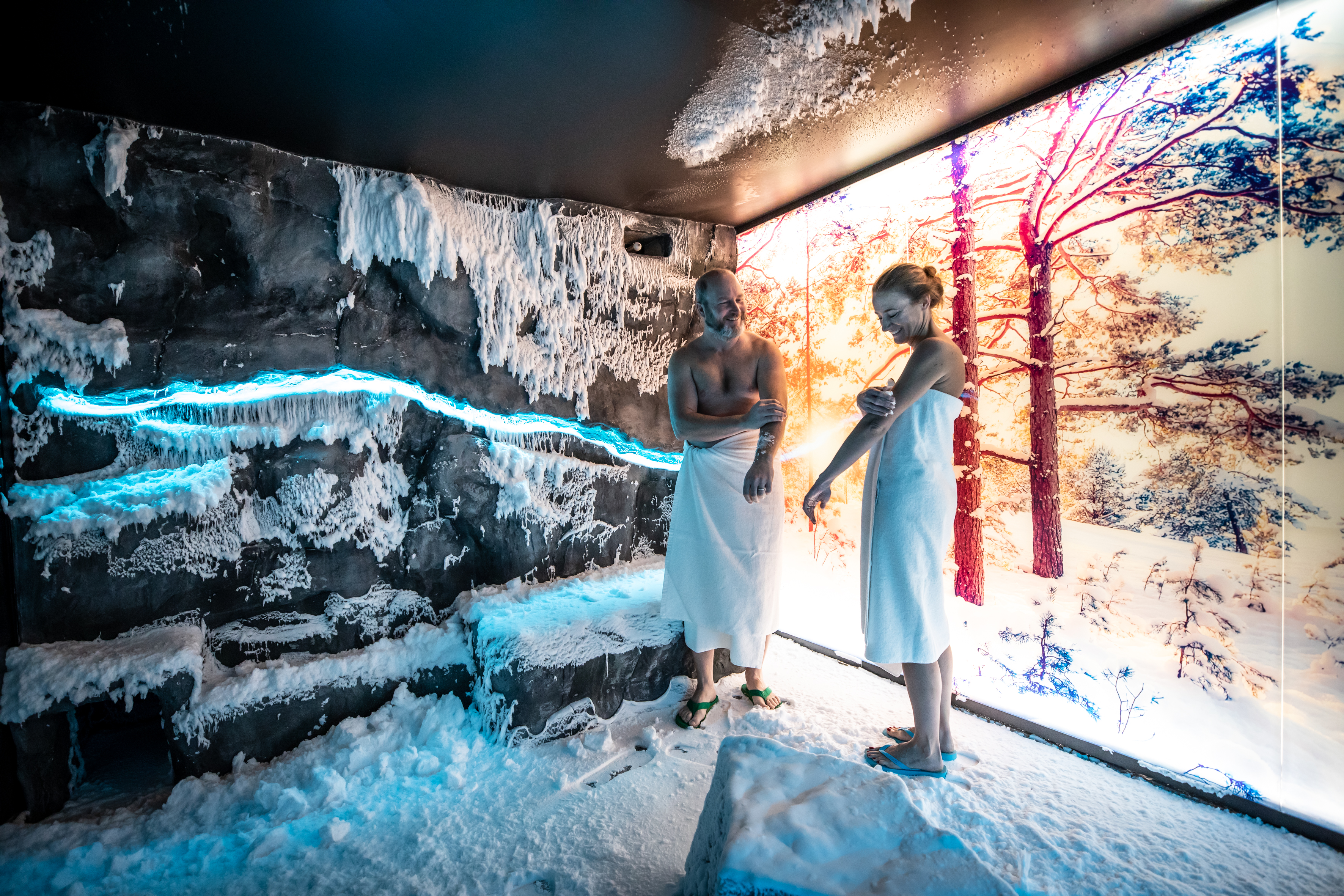 Absolut einzigartig im Tegernseer Tal und ein Erlebnis der besonderen Art ist unsere Schneekabine. 