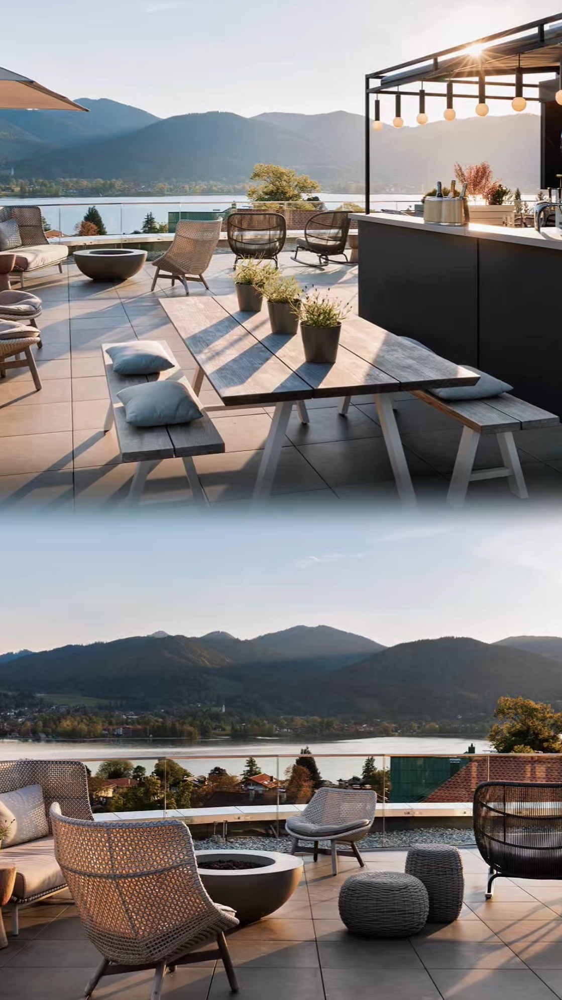 Nachmittagsstimmung auf der Rooftopbar