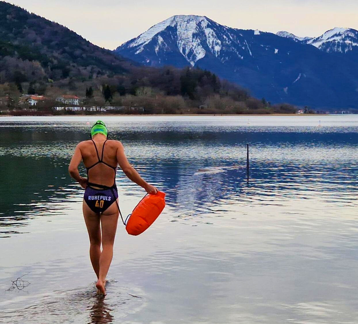 Hotel Terrassenhof: Eisbaden mit Weltmeisterin Franziska Parteymüller