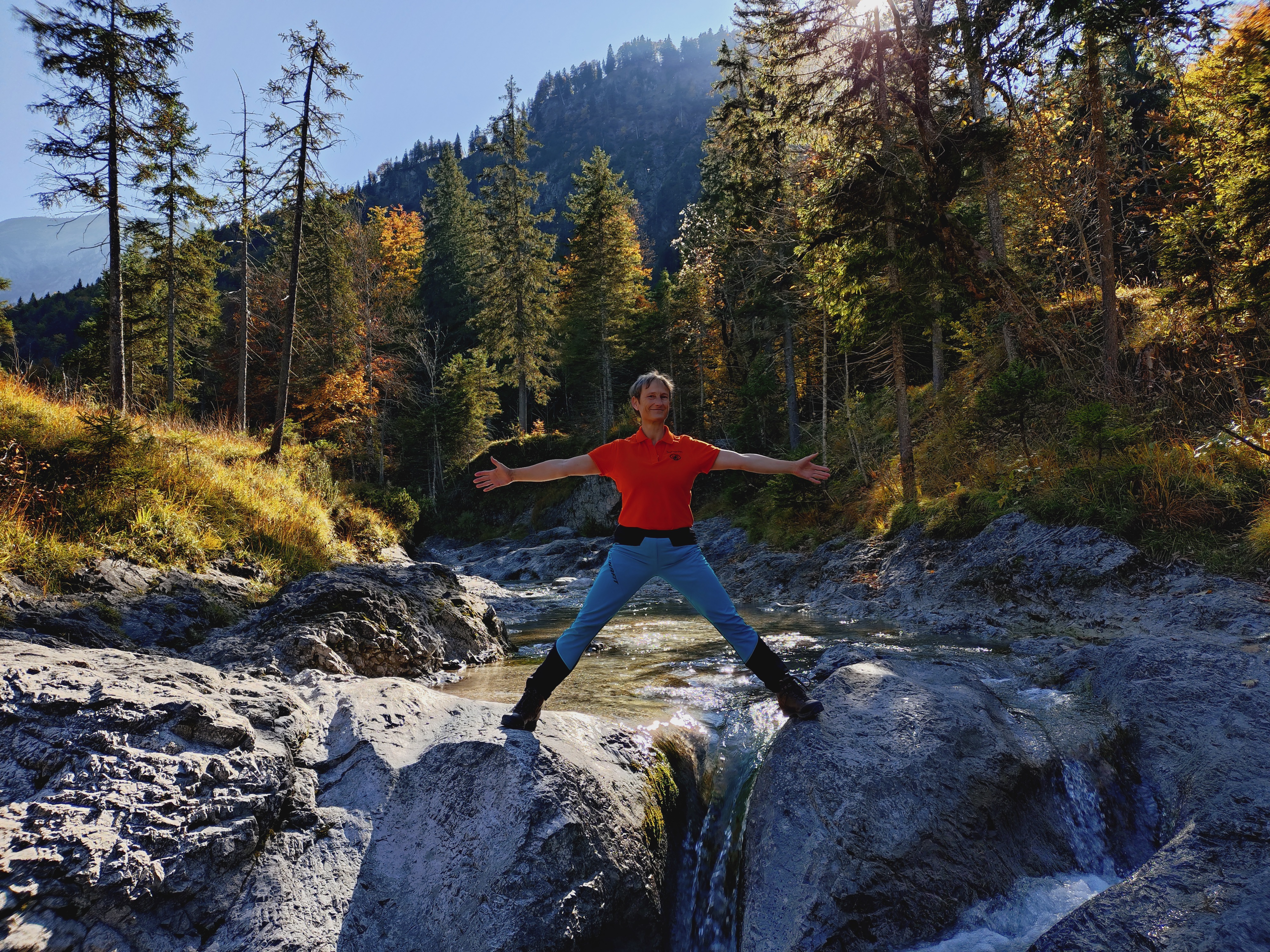 Stehen überm Bach