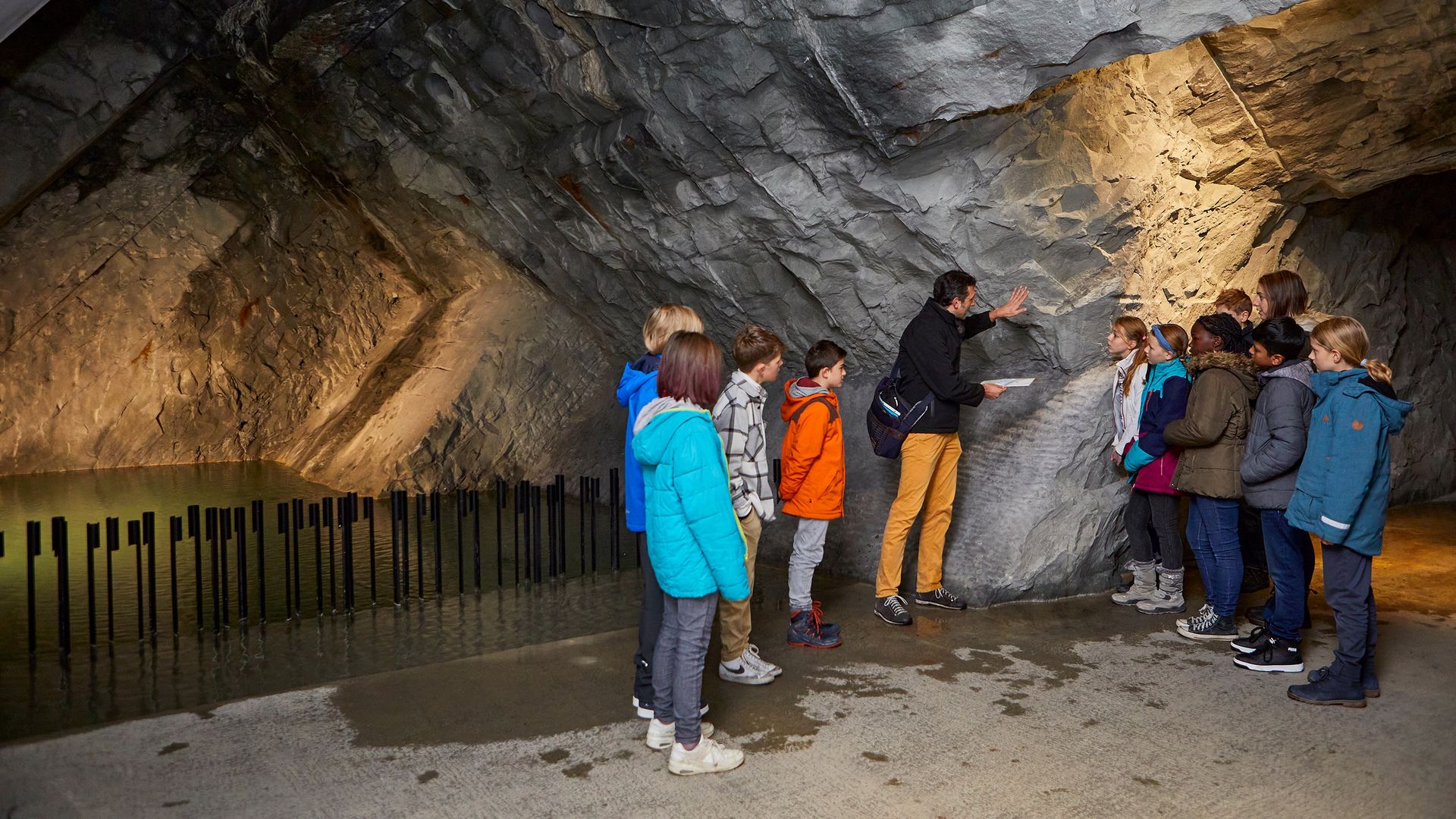 School class in the rock world.