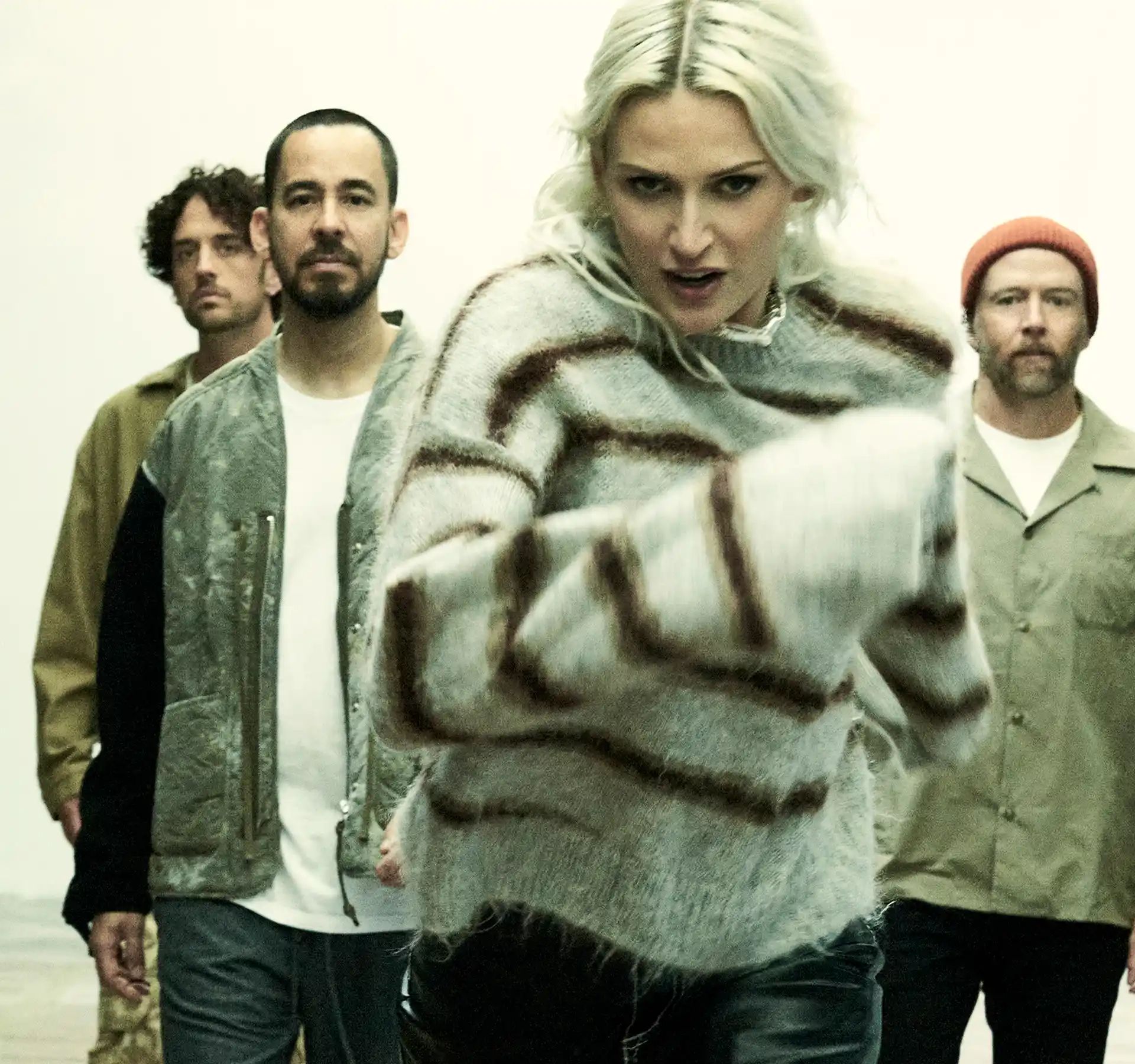 Band photo of Linkin Park.