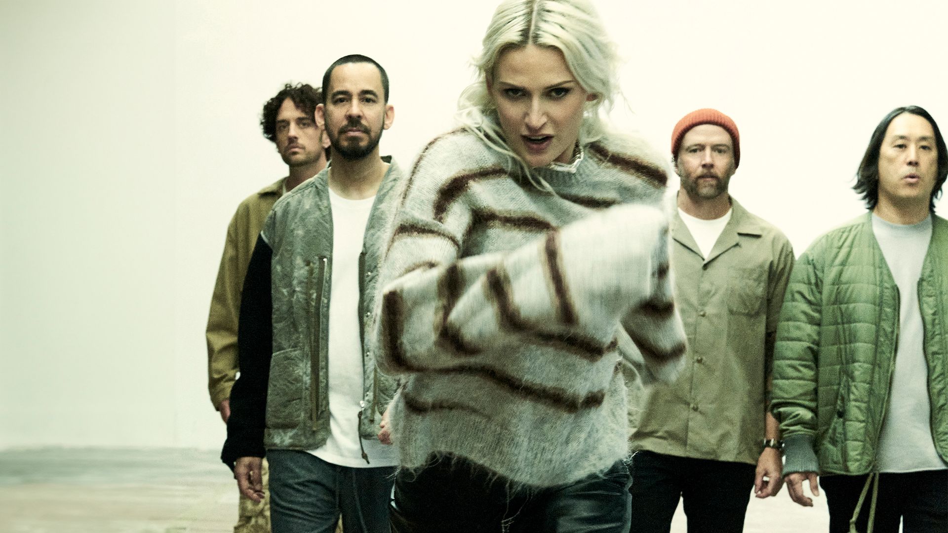 Band photo of Linkin Park.