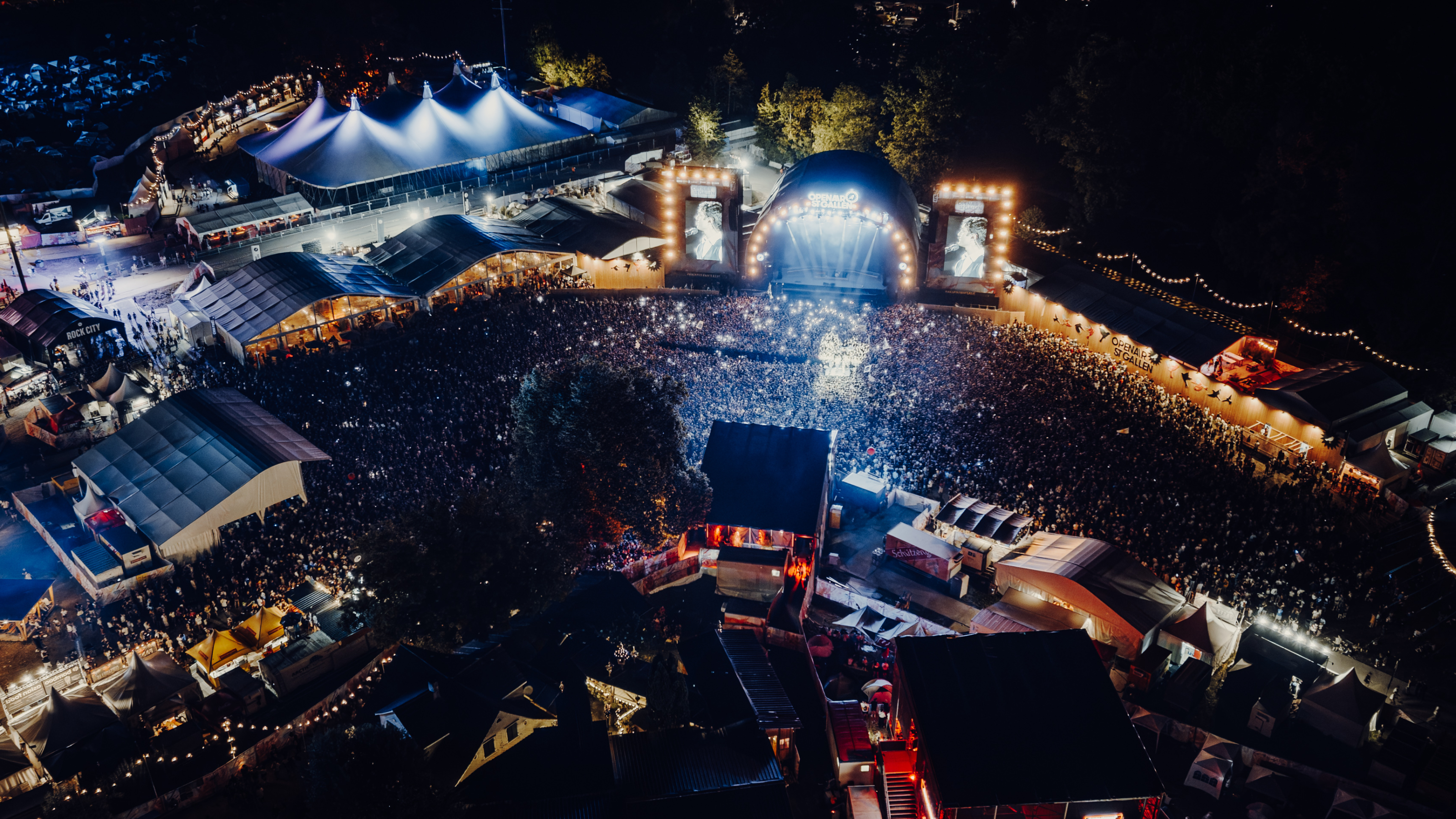 Festivalpublikum am OpenAir St.Gallen.