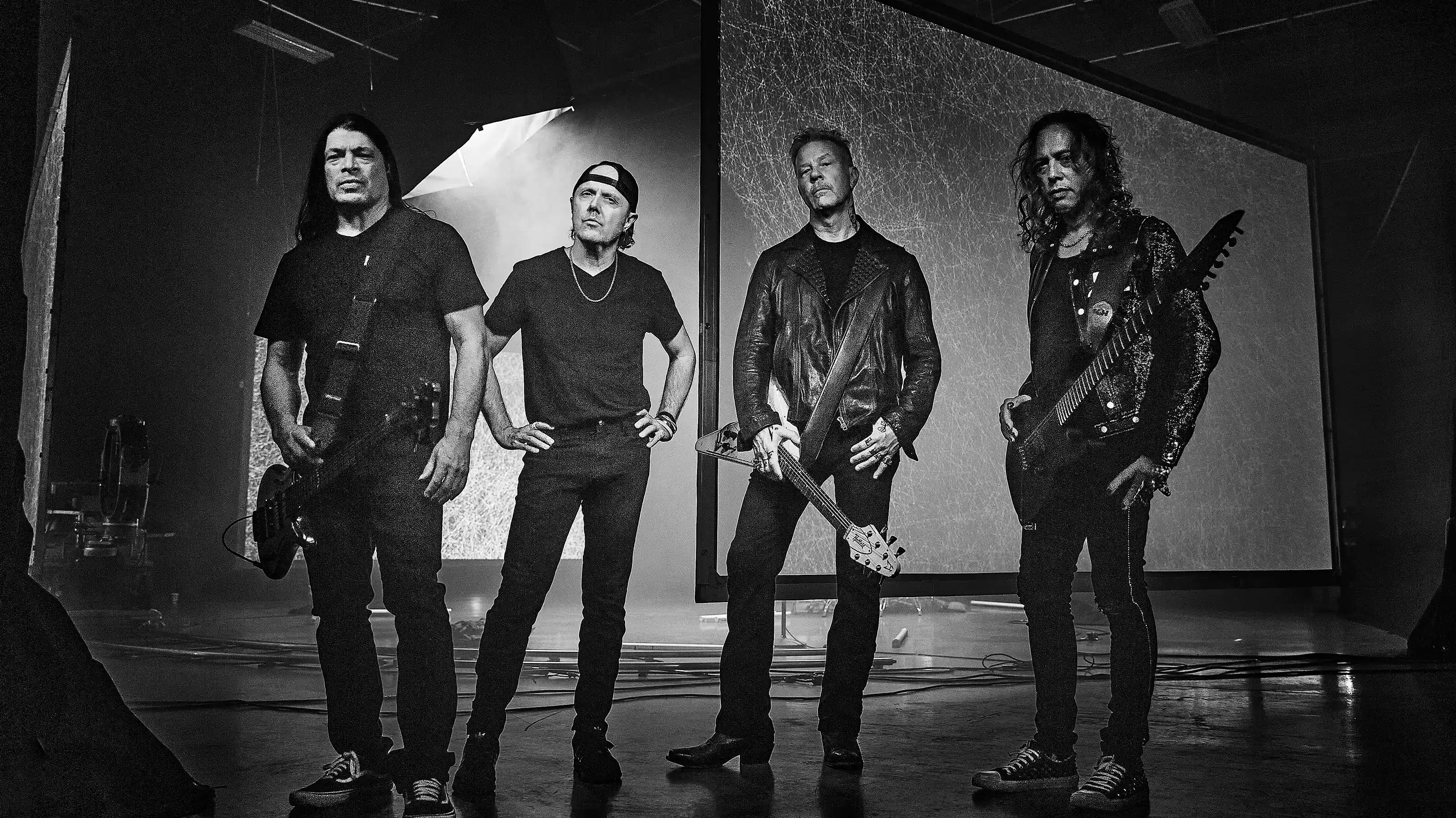 Bandfoto von Metallica.