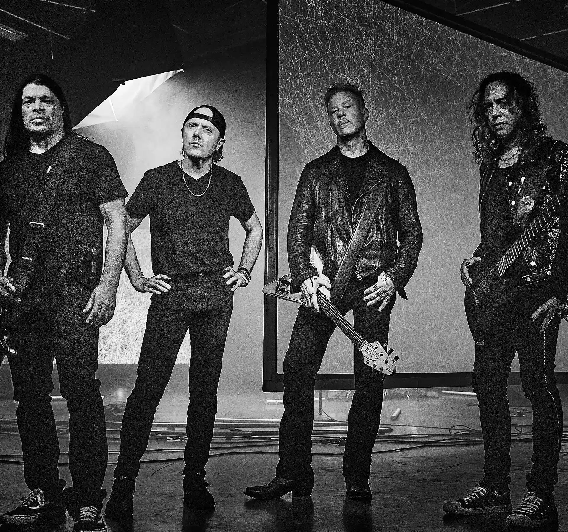 Band photo of Metallica.