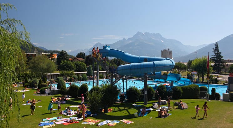 Freibad - Sommer - Aigle