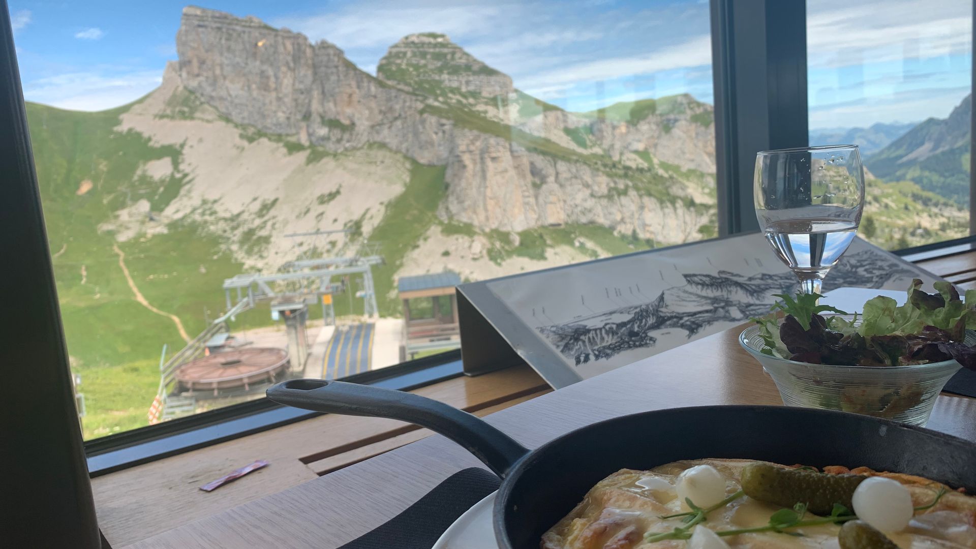 Meal with a view - Kuklos - Leysin