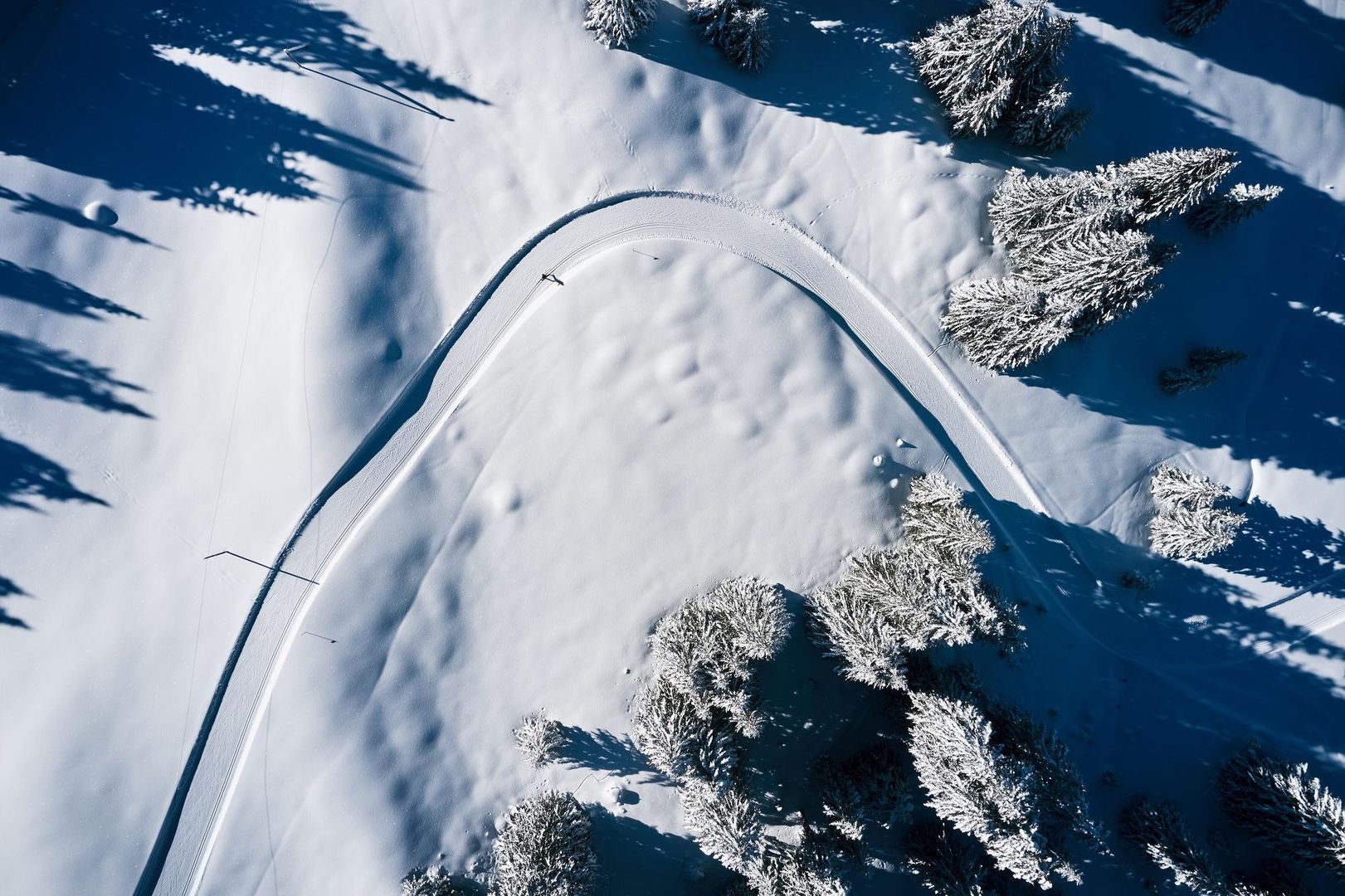 Les Mosses - Ski de fond Pra Cornet - hiver - Visualps Matthias Lehmann
