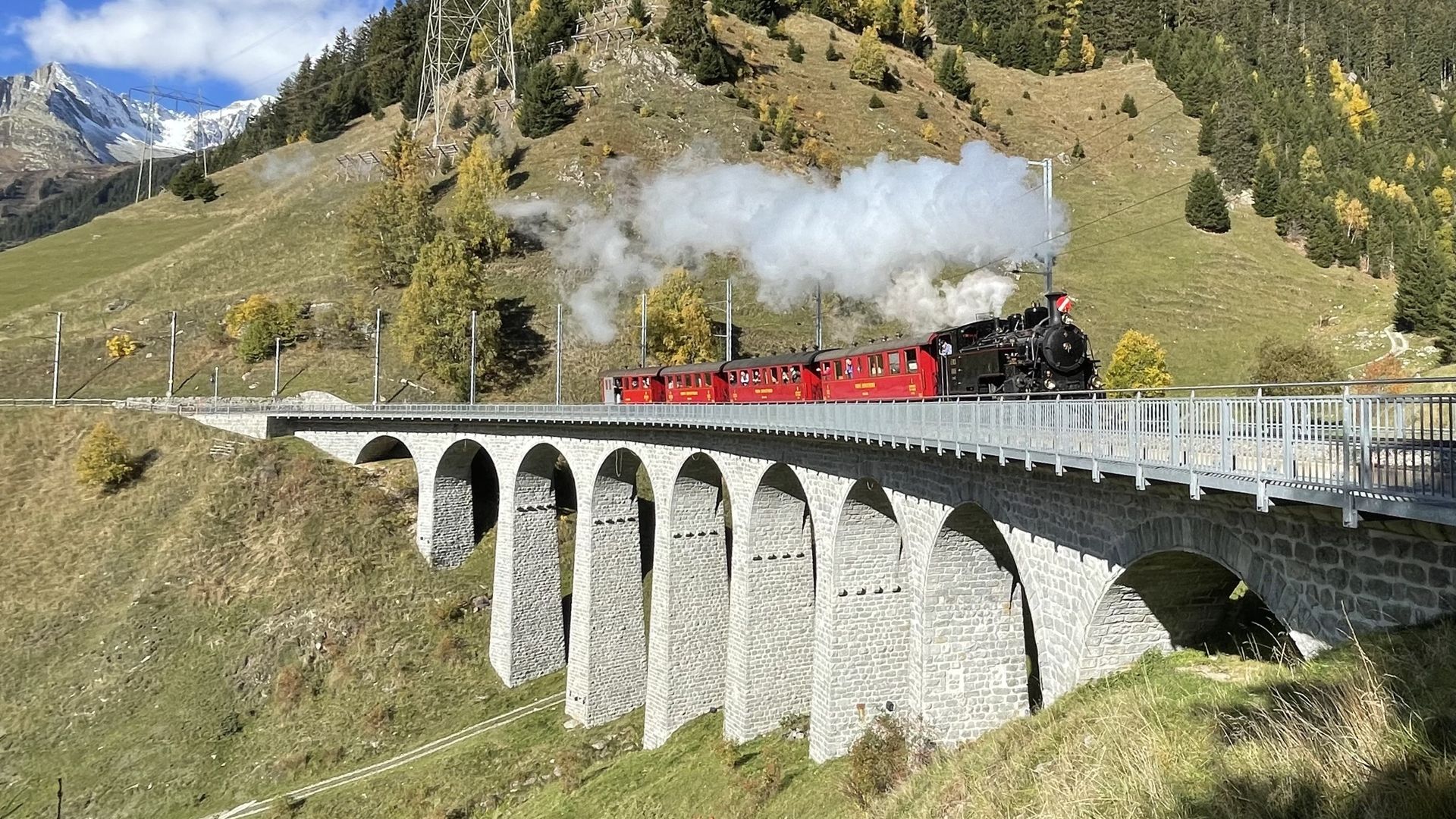Dampf am Oberalp- Titelbild Film