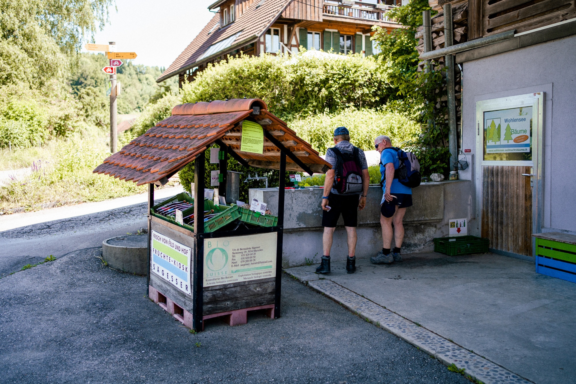 Chiosco self-service Sägesser, Murzelen